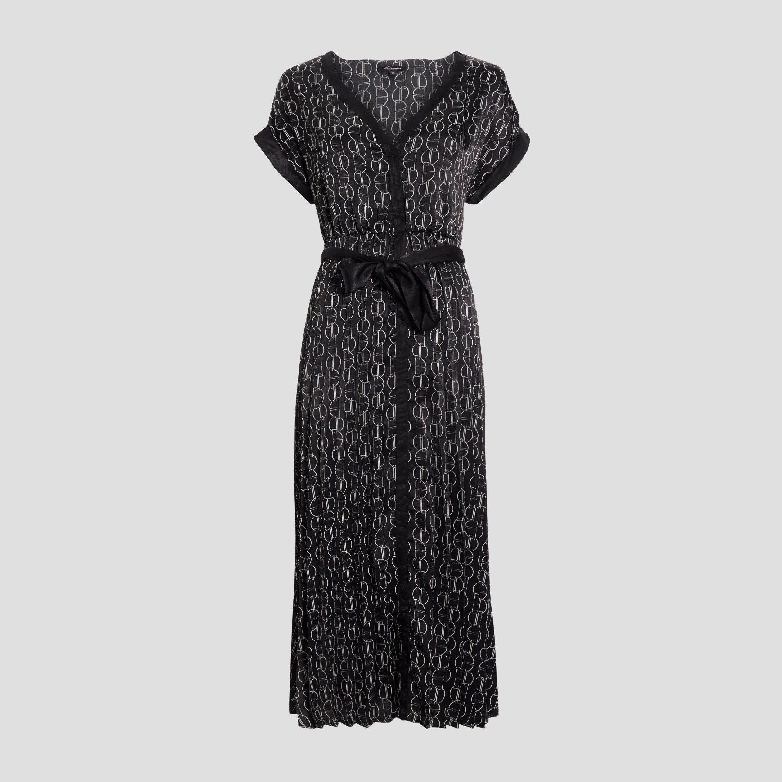 robe patineuse longue ceinturee noir femme Robe patineuse longue ceinturée noir femme