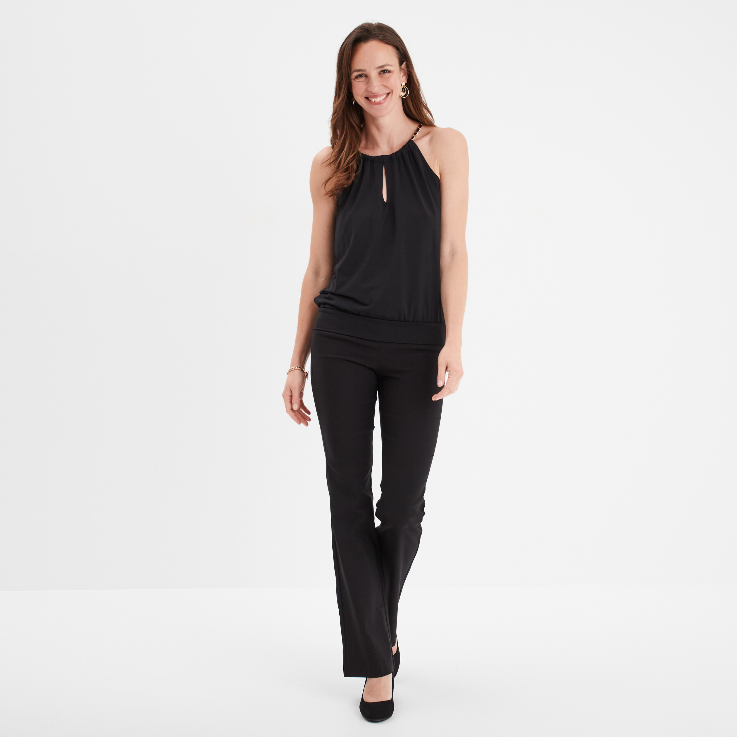 debardeur chaines au col mosquitos noir femme Débardeur chaînes au col Mosquitos noir femme
