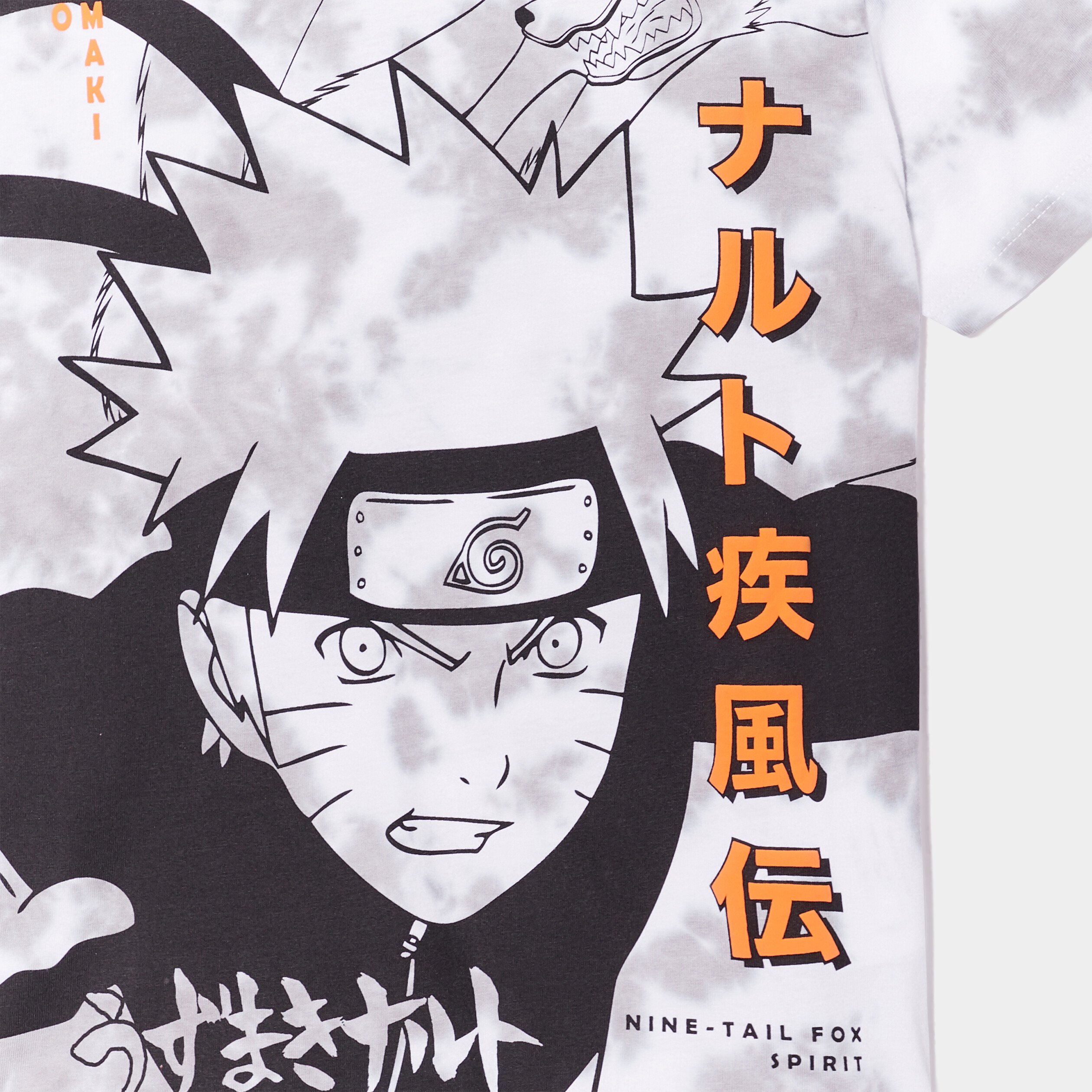 t shirt manches courtes coton naruto multicolore garcon T-shirt manches courtes coton Naruto multicolore garçon