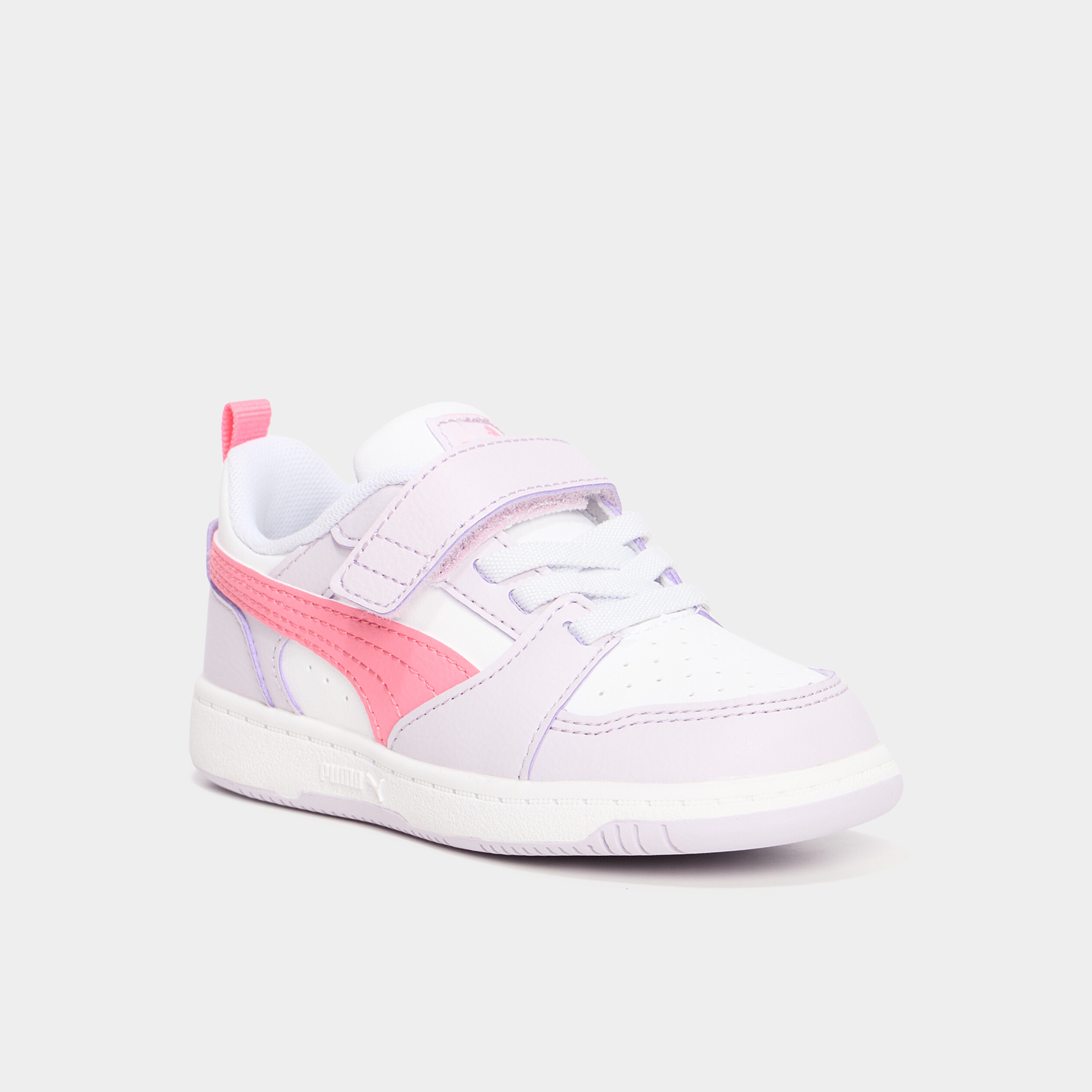Sneakers &agrave; lacets Puma Rebound V6 rose fushia fille