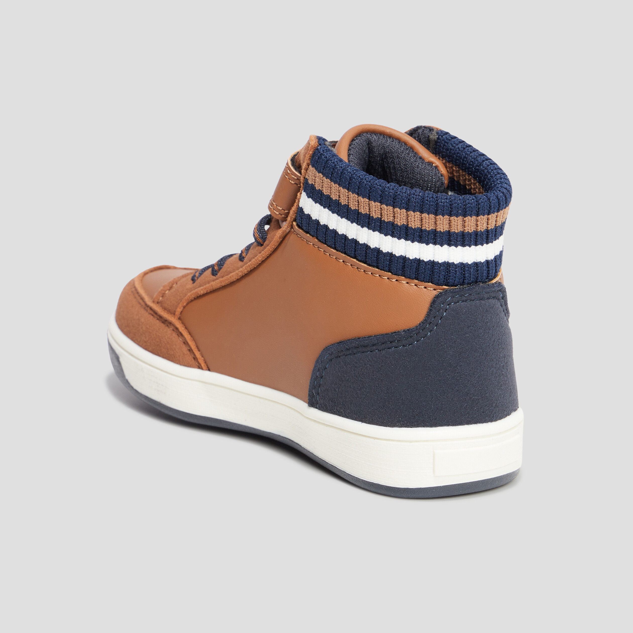 baskets montantes creeks kaby marron garcon Baskets montantes Creeks Kaby marron garçon