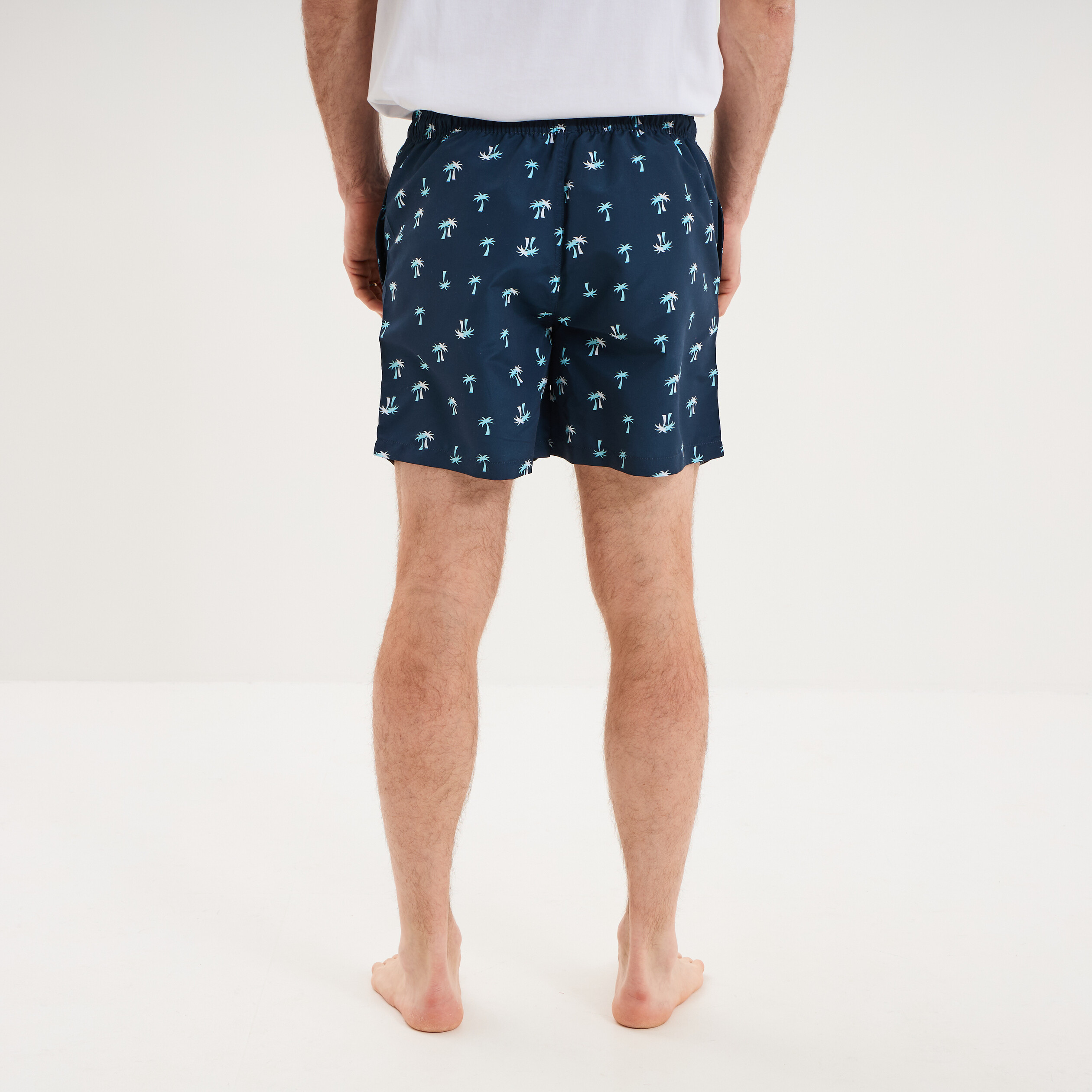 Short de bain bleu marine homme