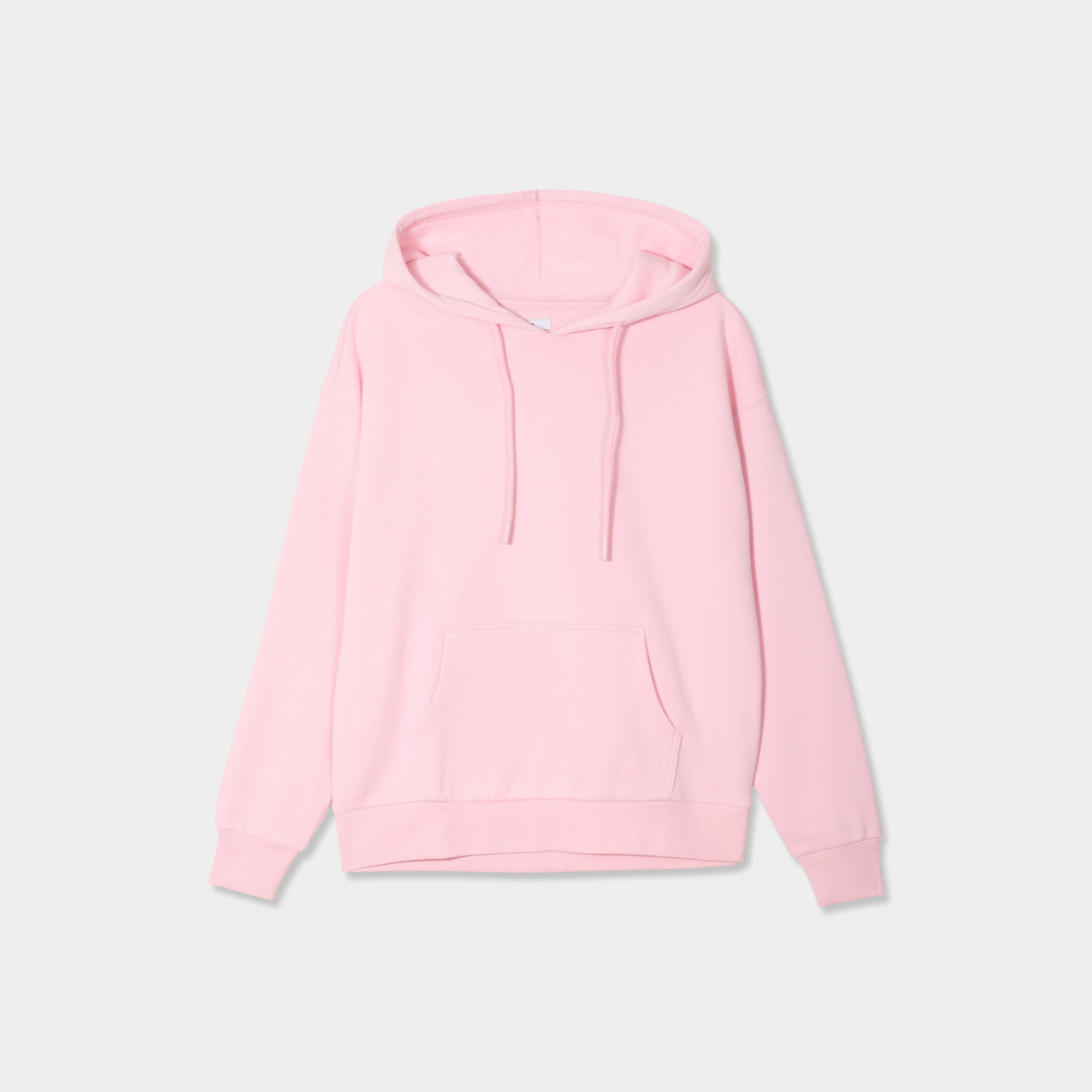 sweat hoodie molleton a capuche rose clair femme Sweat hoodie molleton à capuche rose clair femme