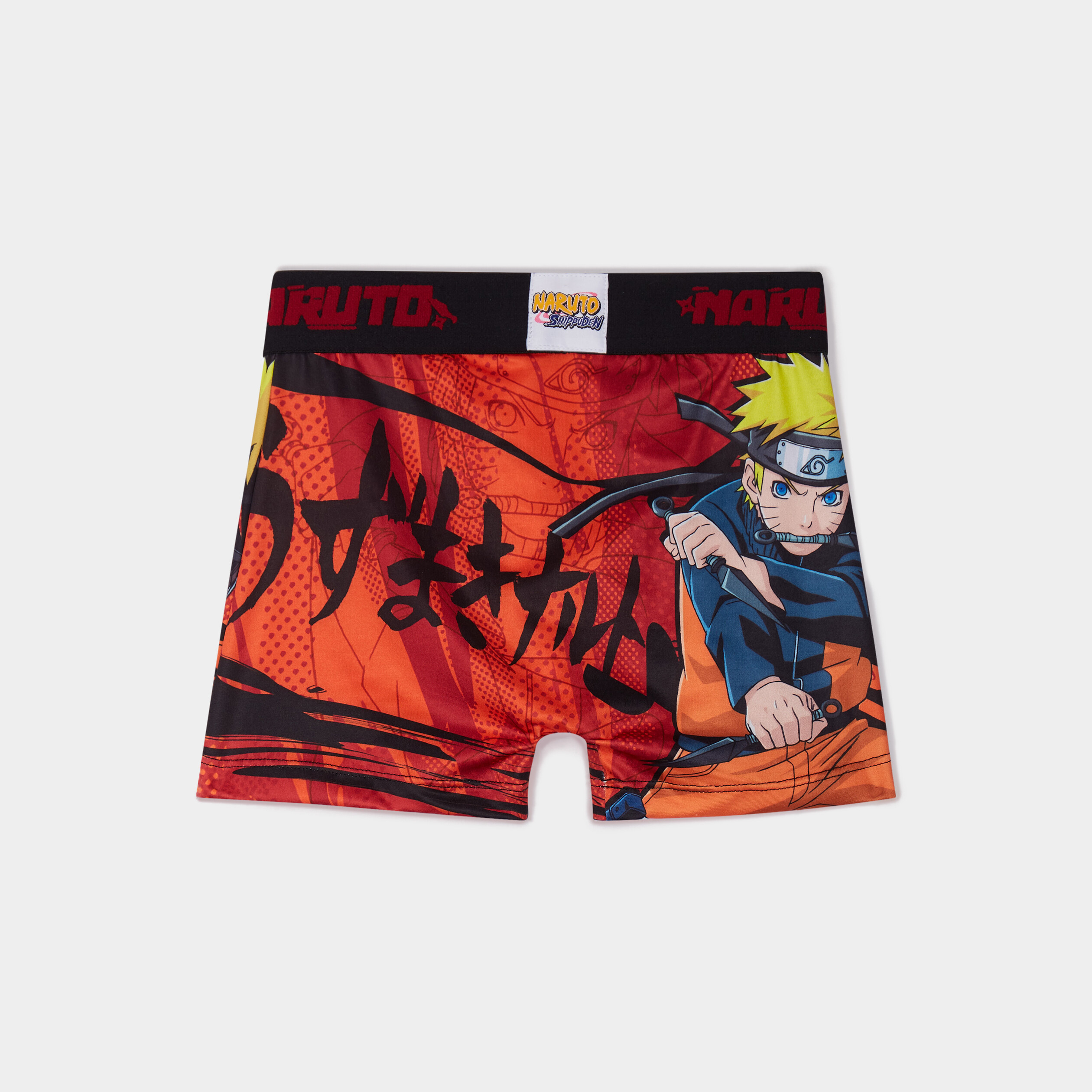 Boxer Freegun Naruto orange fonc gar on La Halle