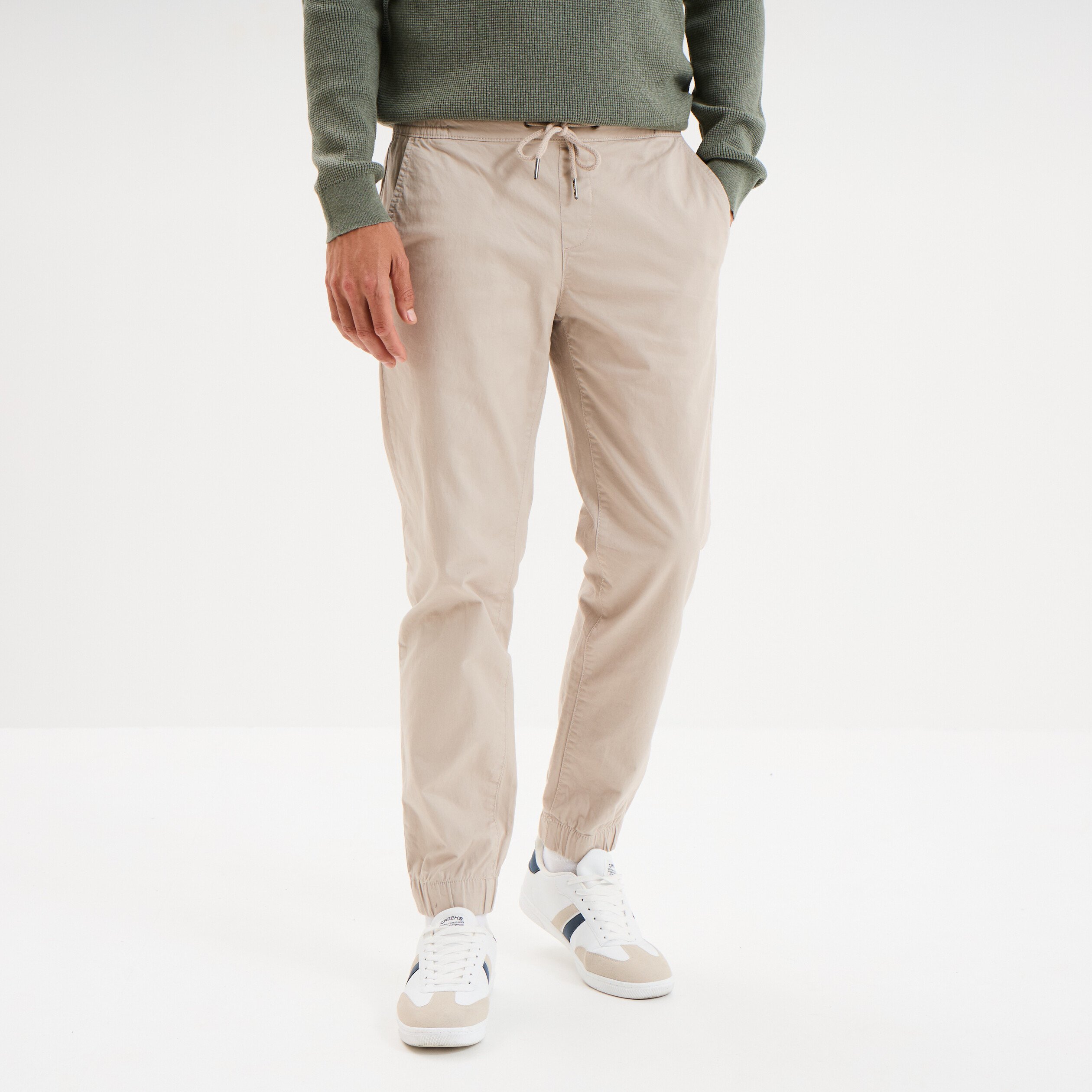 pantalon jogpant gris clair homme Pantalon jogpant gris clair homme