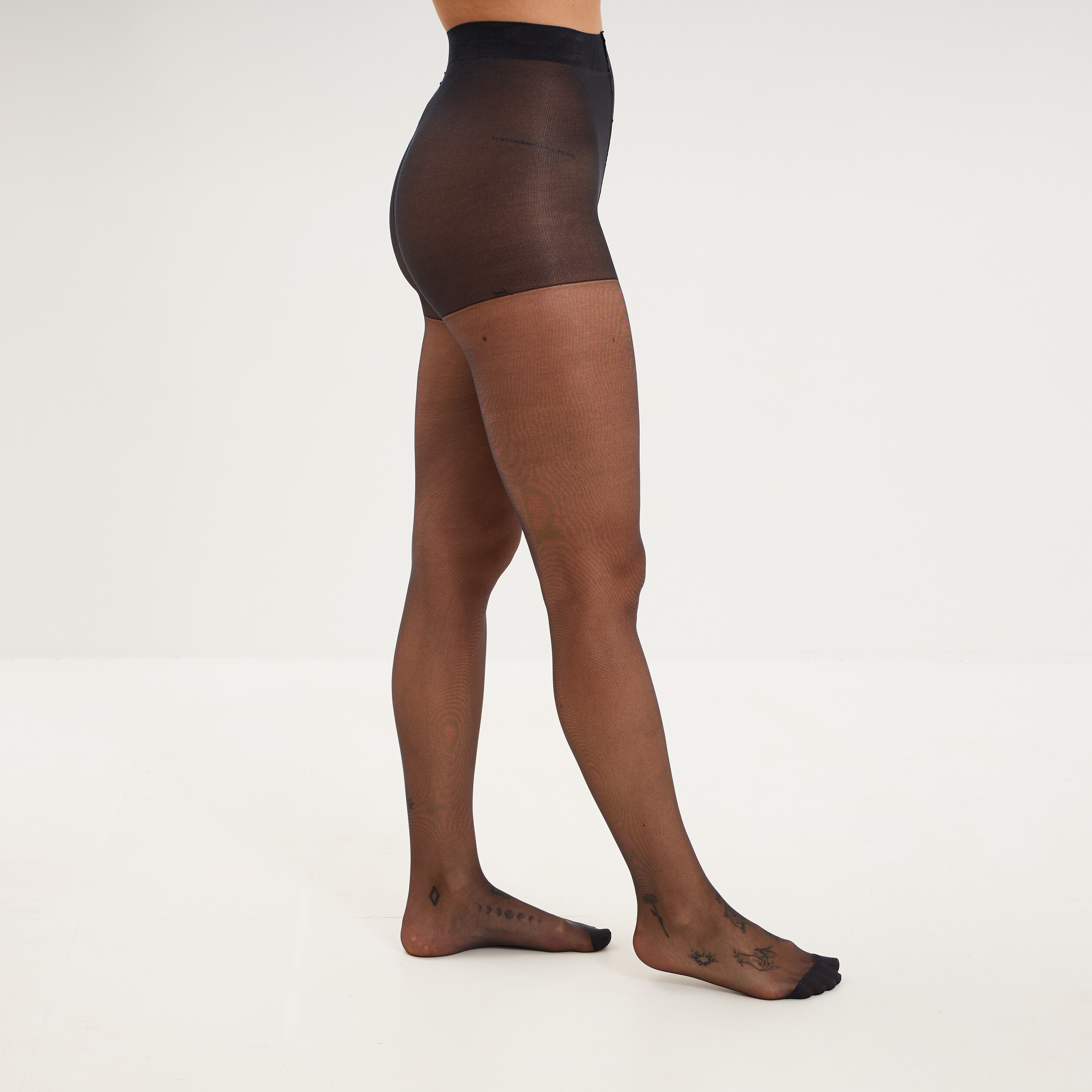 Lot 2 collants 22D DIM Diam's noir femme
