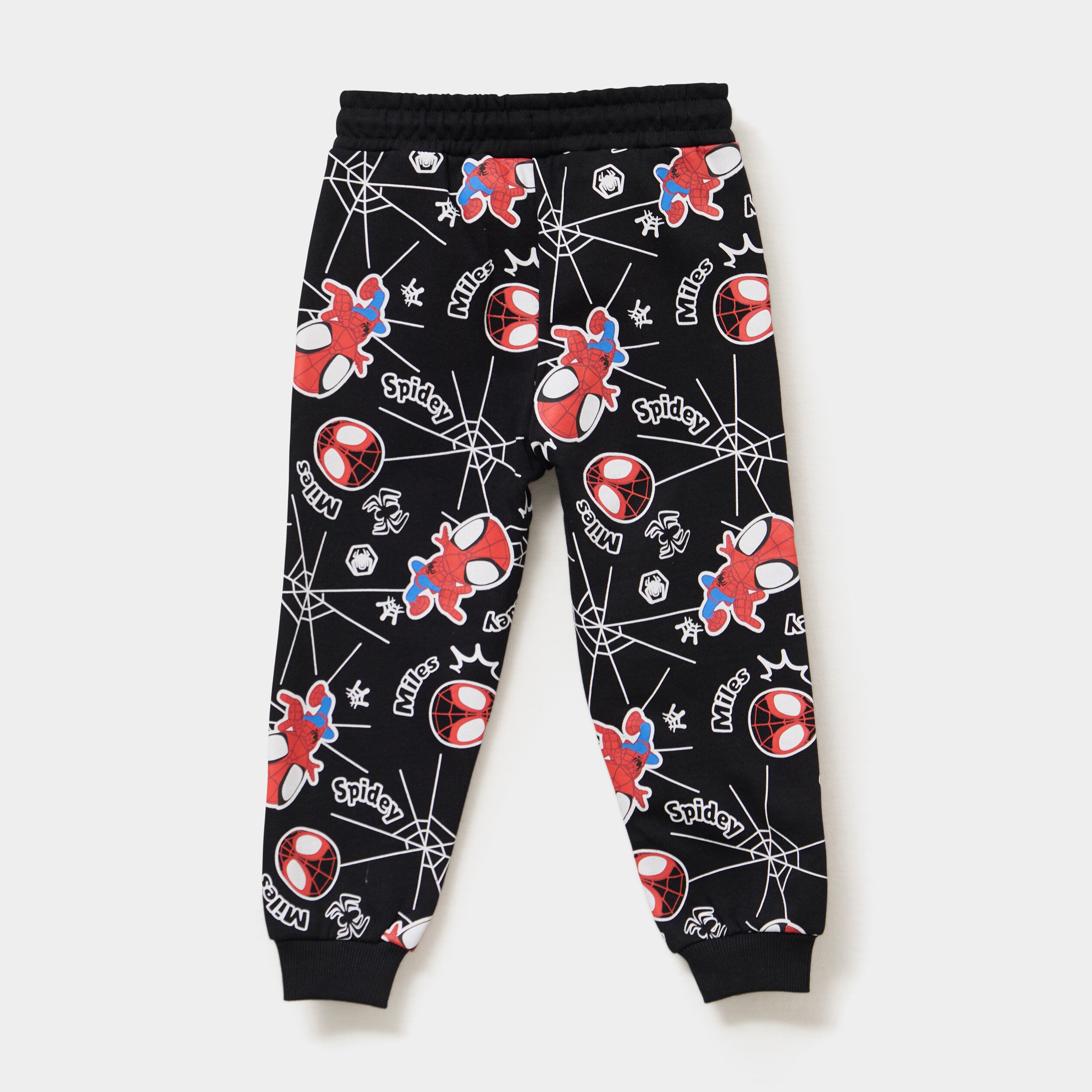 pantalon de jogging droit spider man noir garcon Pantalon de jogging droit Spider-Man noir garçon
