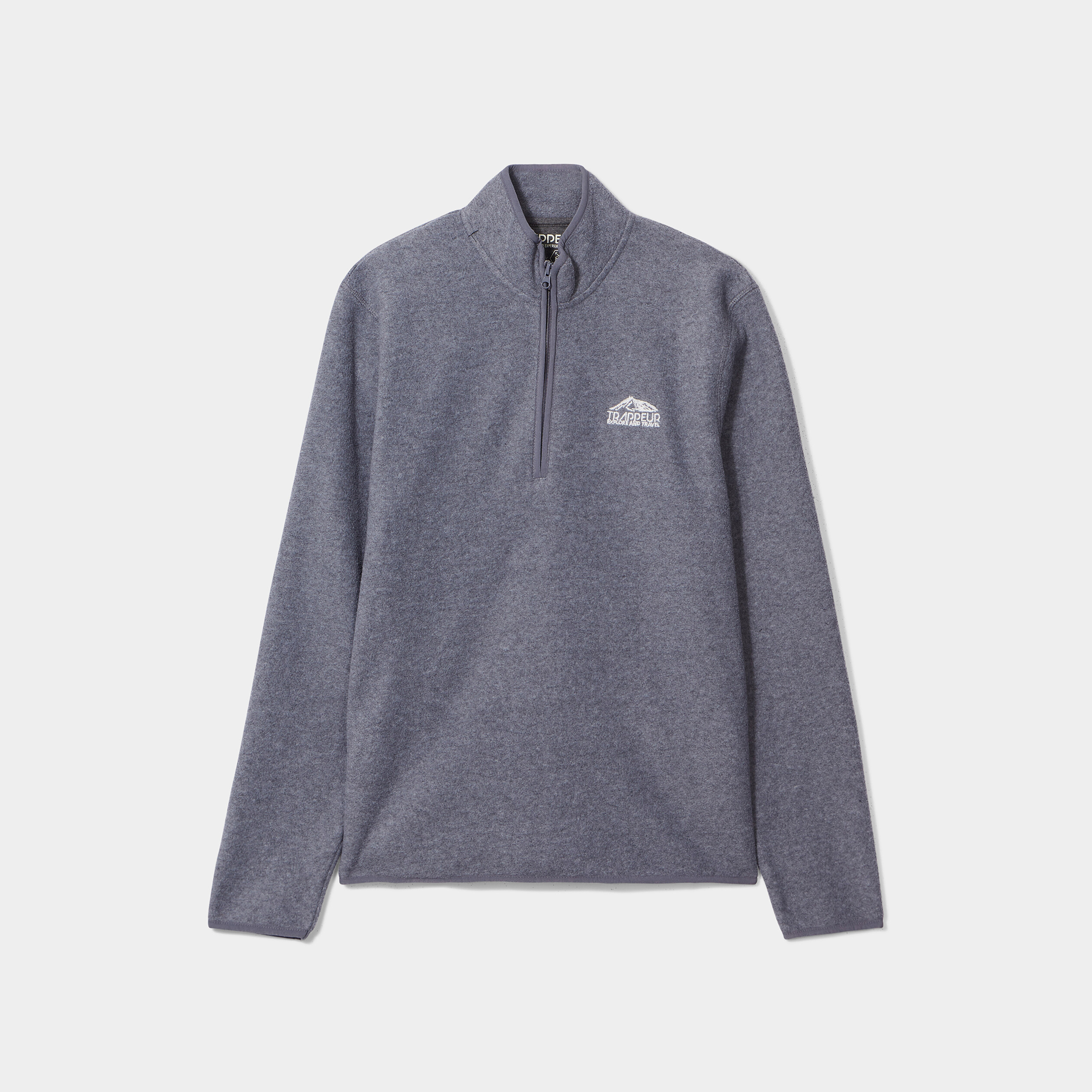 sweat polaire camionneur trappeur gris homme Sweat polaire camionneur Trappeur gris homme