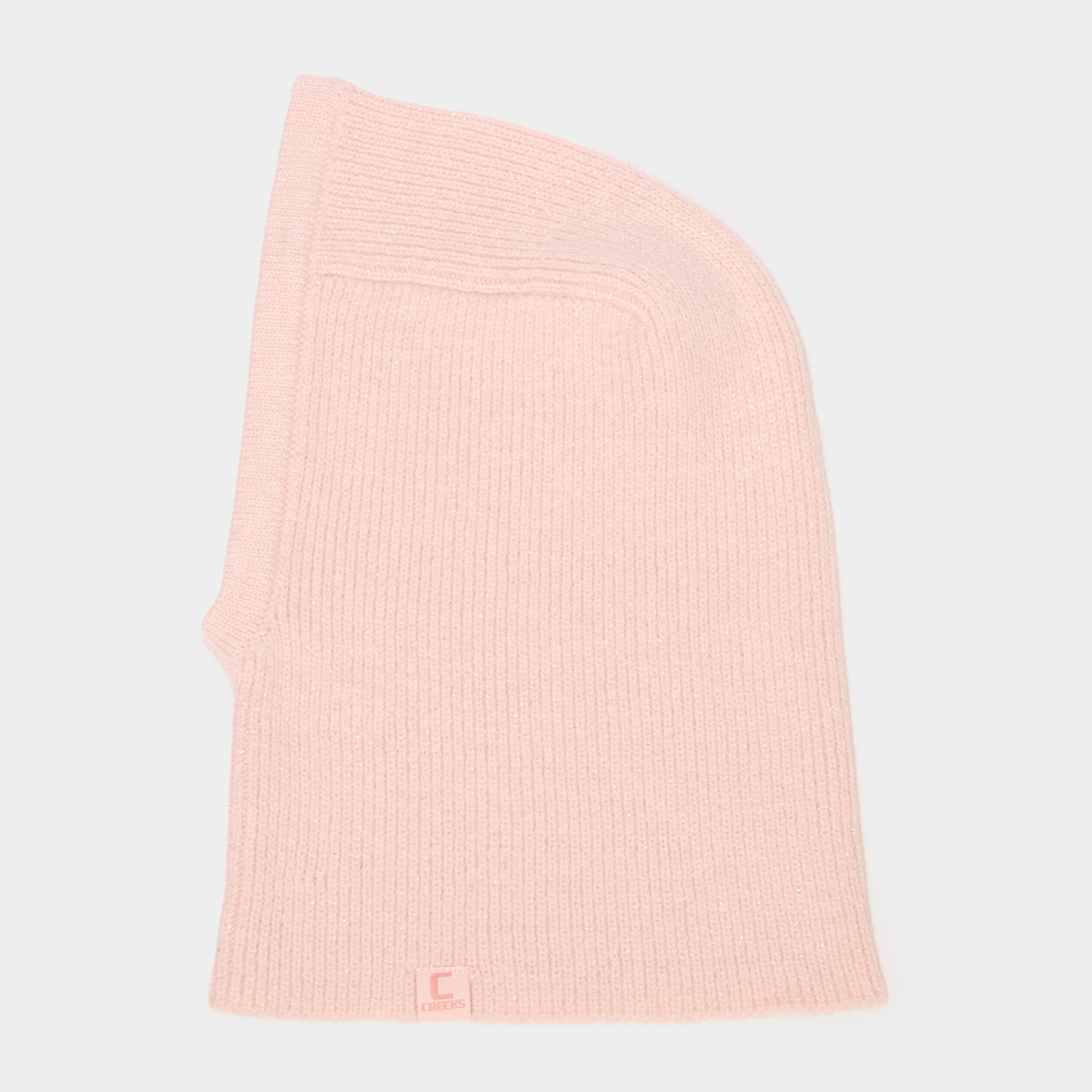Cagoule effet c&ocirc;tel&eacute; rose clair fille