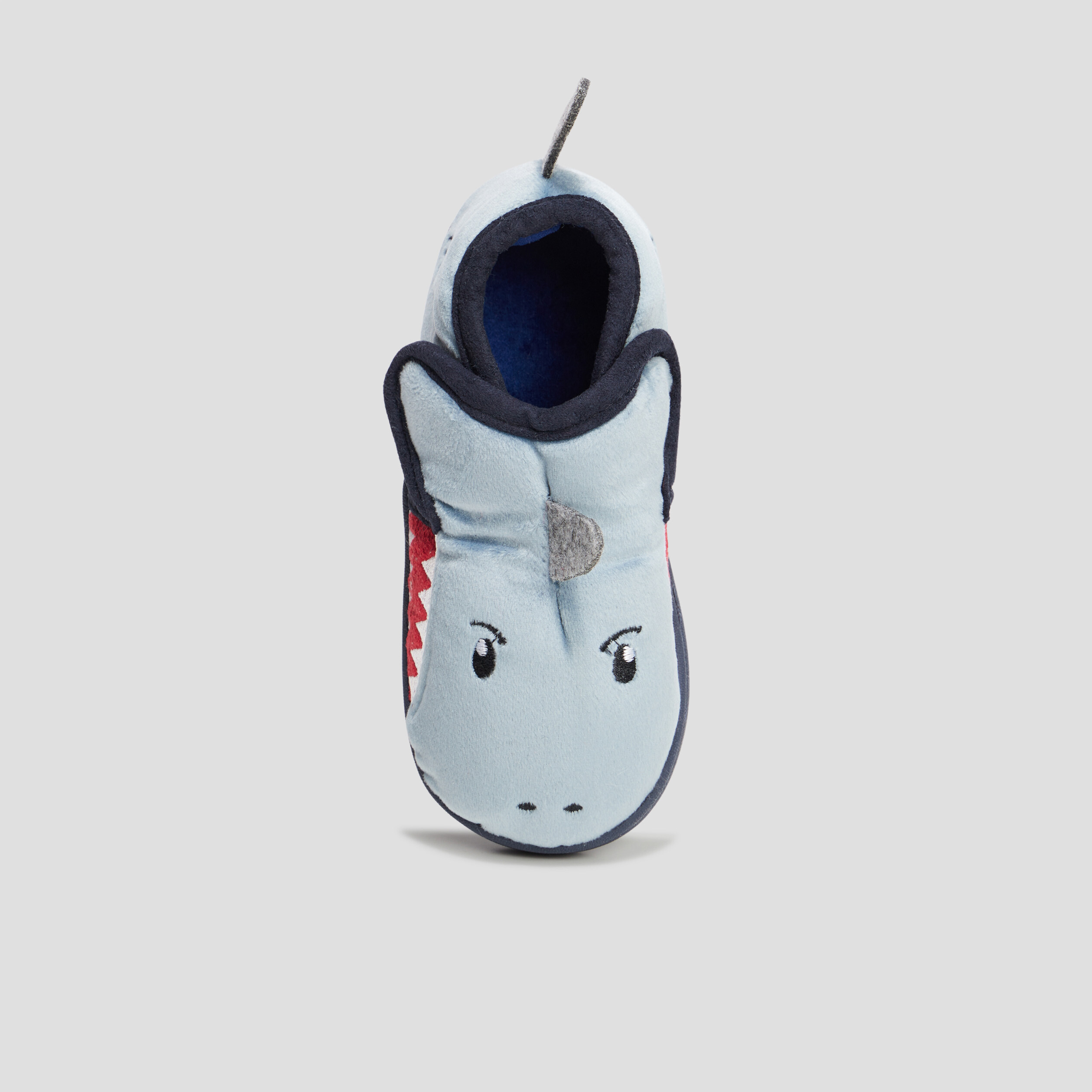 Chaussons requin gris garçon