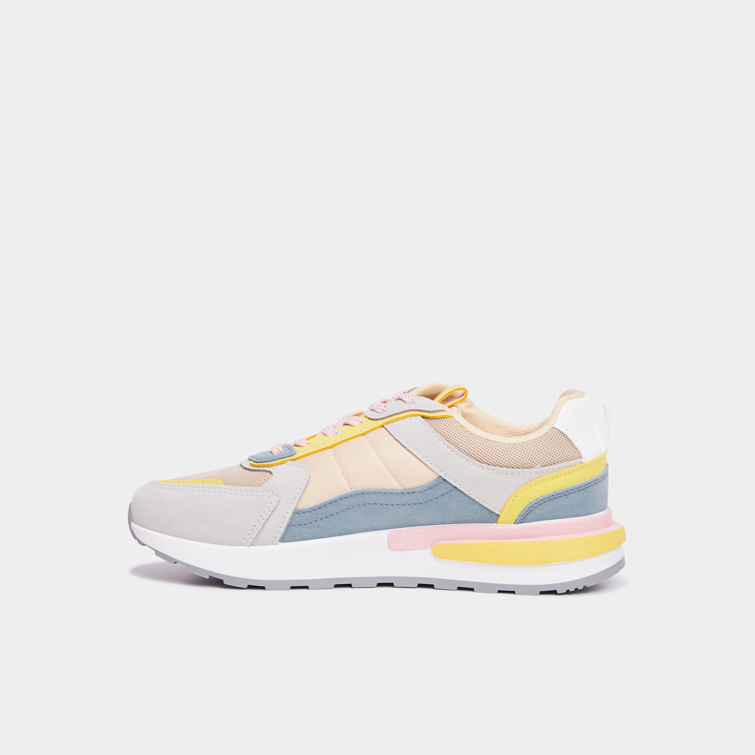 baskets running avec lacets creeks jaune femme Baskets running avec lacets Creeks jaune femme