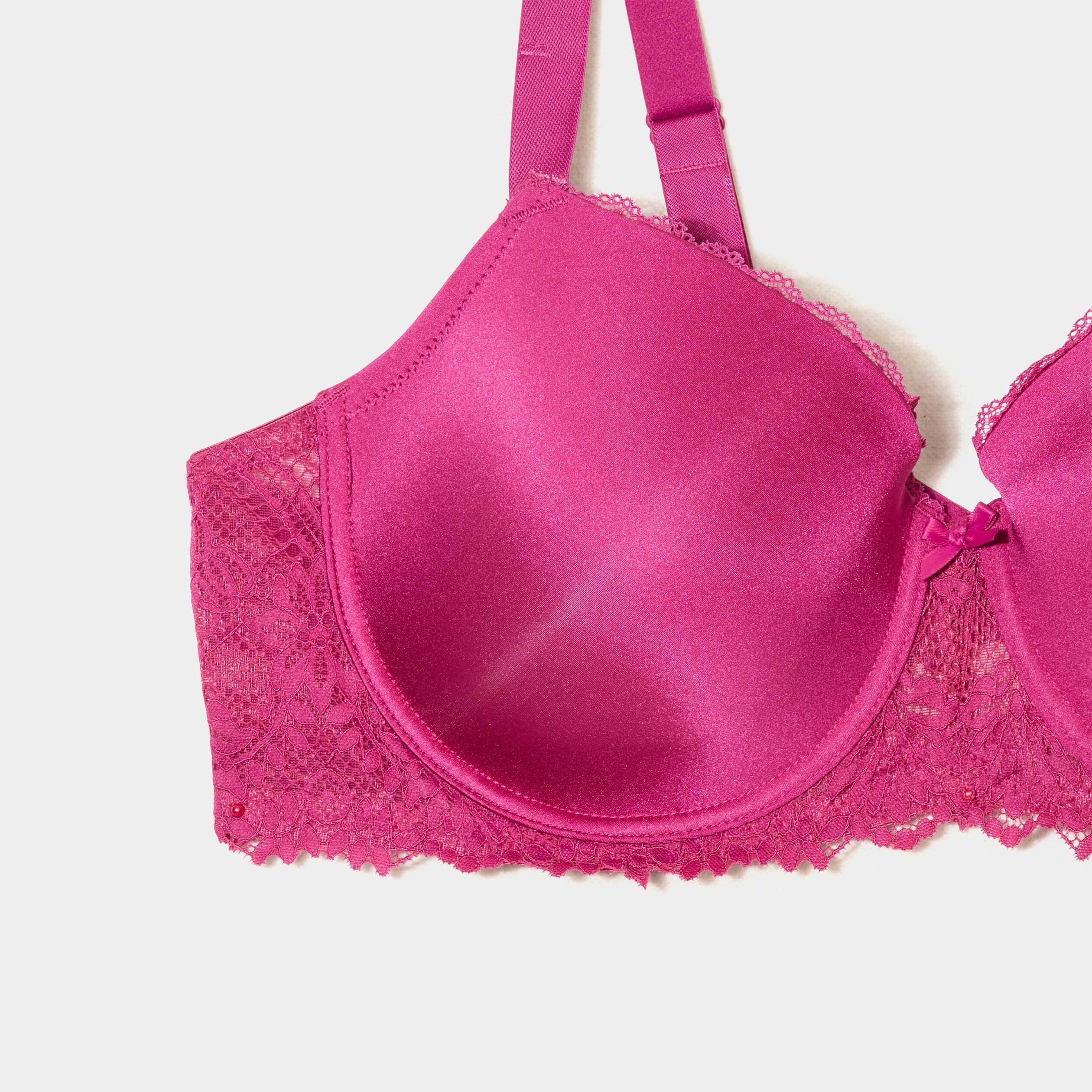 lot 2 soutiens gorge paddes violet femmegt Lot 2 soutiens-gorge paddés violet femme grande taille