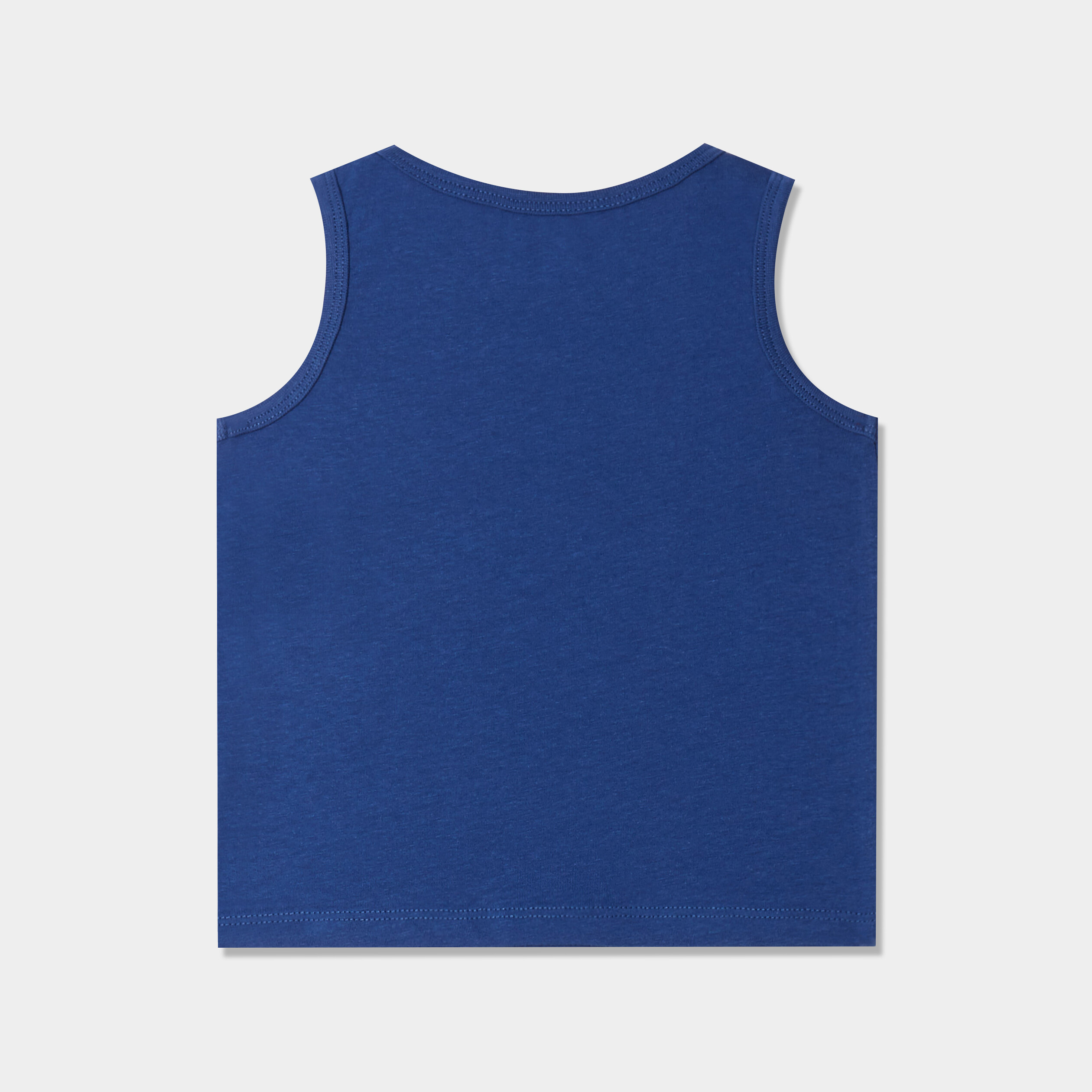 lot de 2 debardeurs col rond coton bleu marine bebeg Lot de 2 débardeurs col rond coton bleu marine bébé garçon