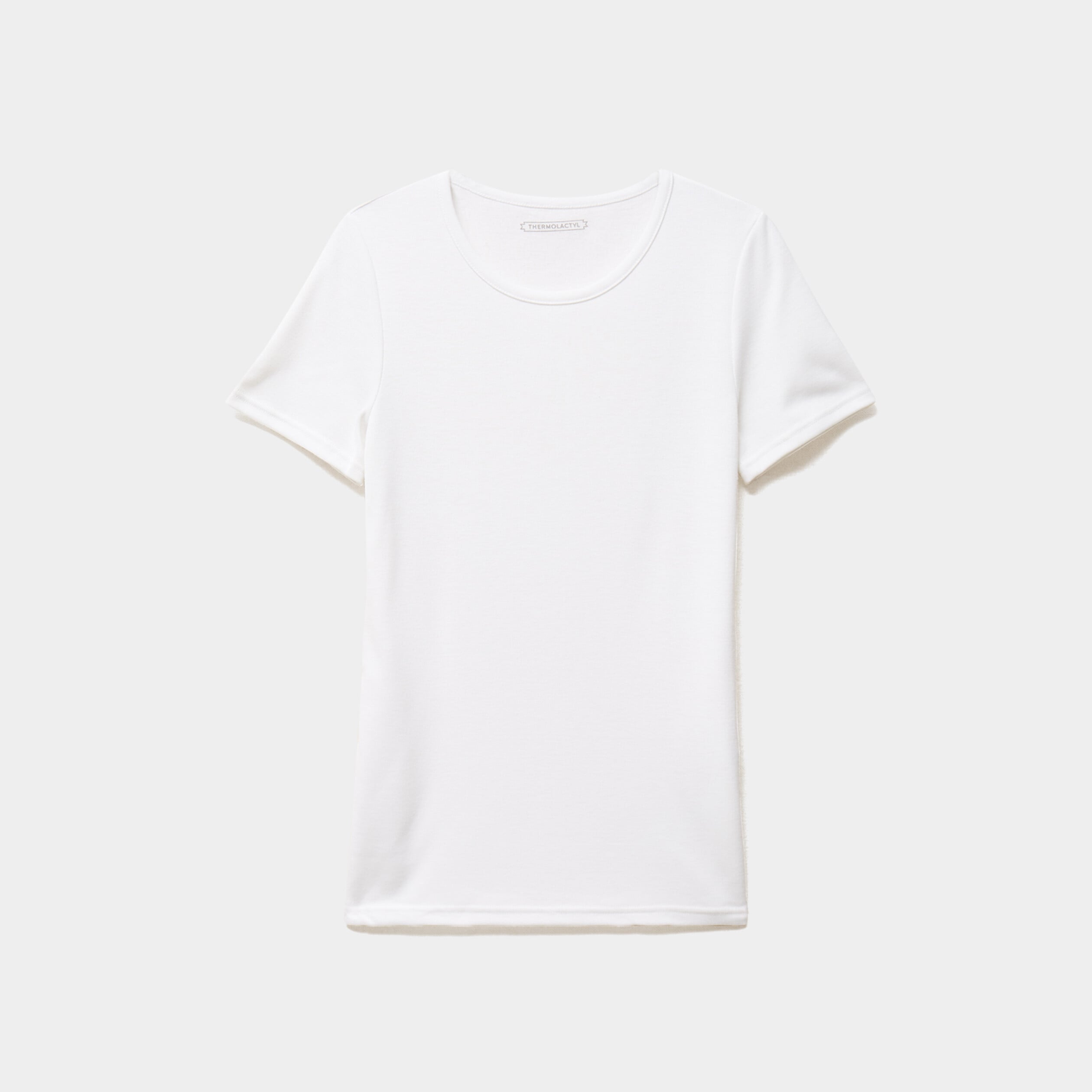T-shirt thermique Damart x Trappeur blanc femme