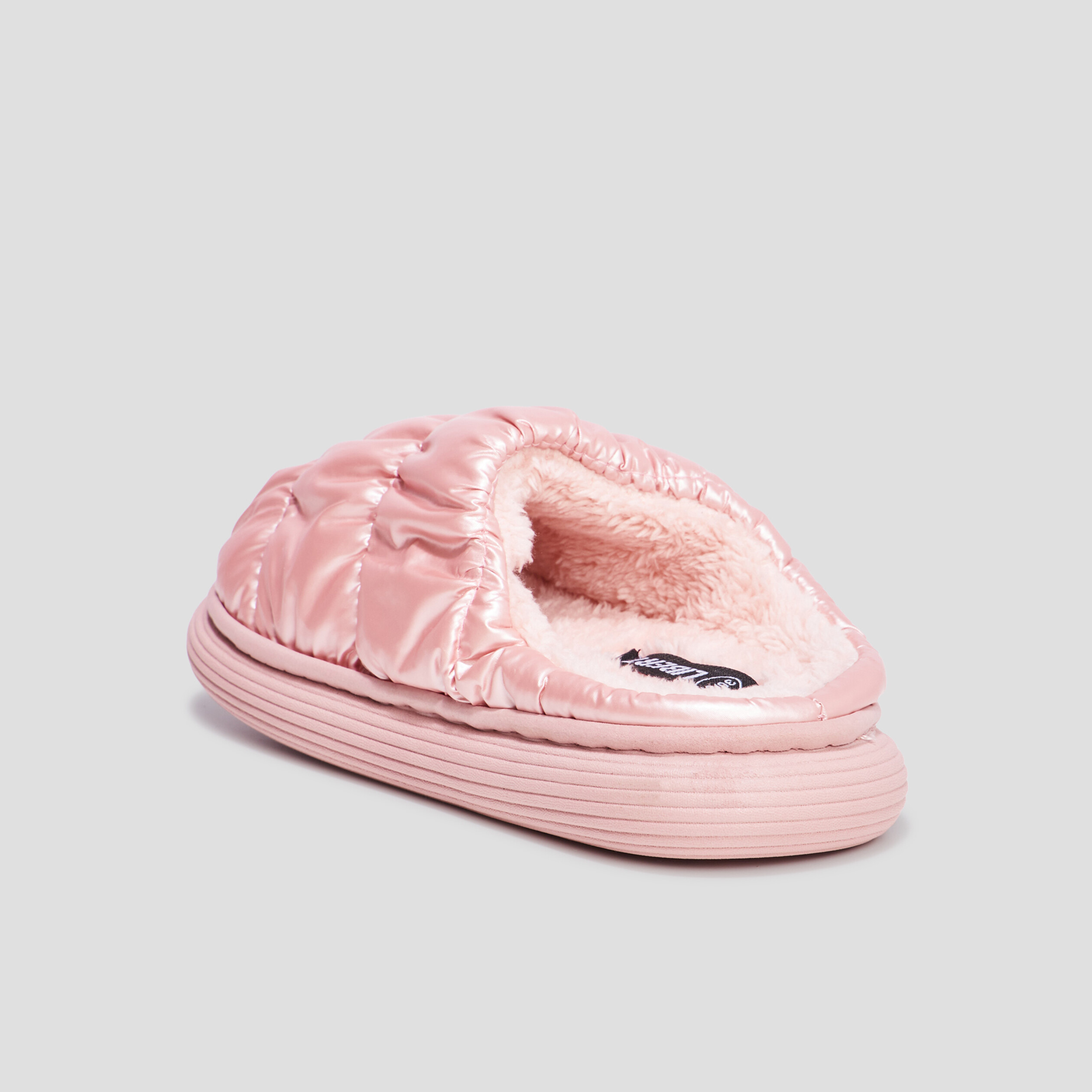 Chaussons mules matelassés Liberto rose fille