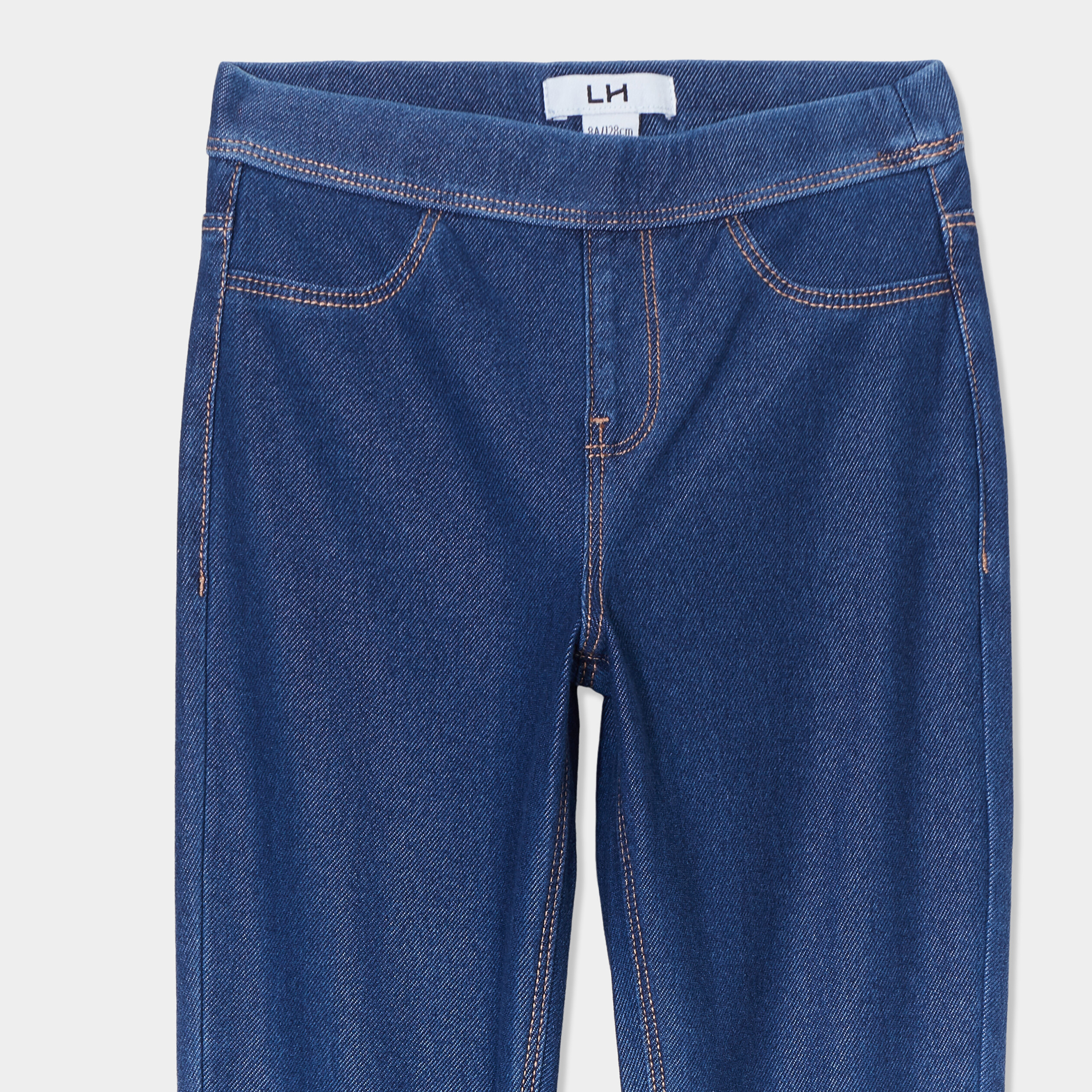 jegging taille standard coton denim stone fille Jegging taille standard coton denim stone fille