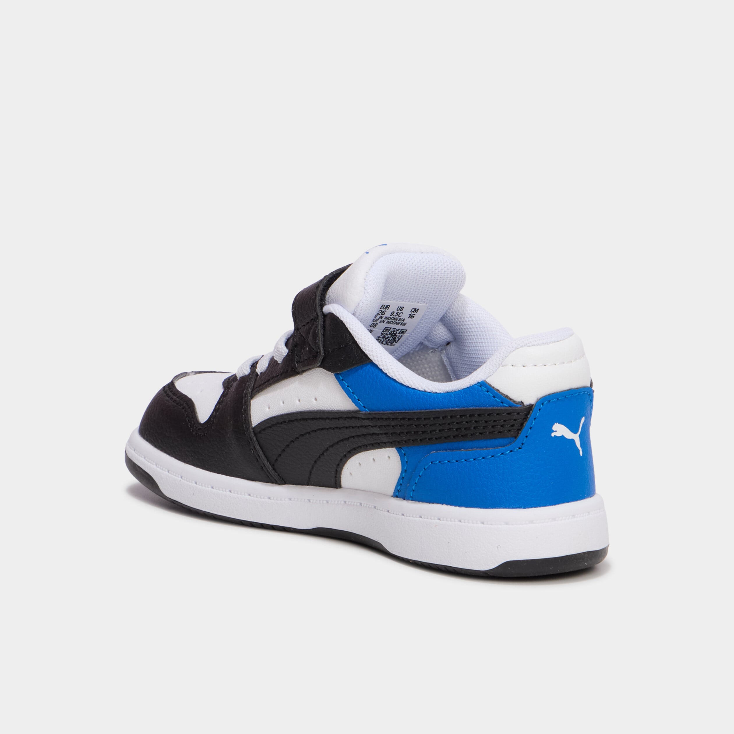 Baskets &agrave; scratchs Puma Rebound Slam bleu electrique gar&ccedil;on