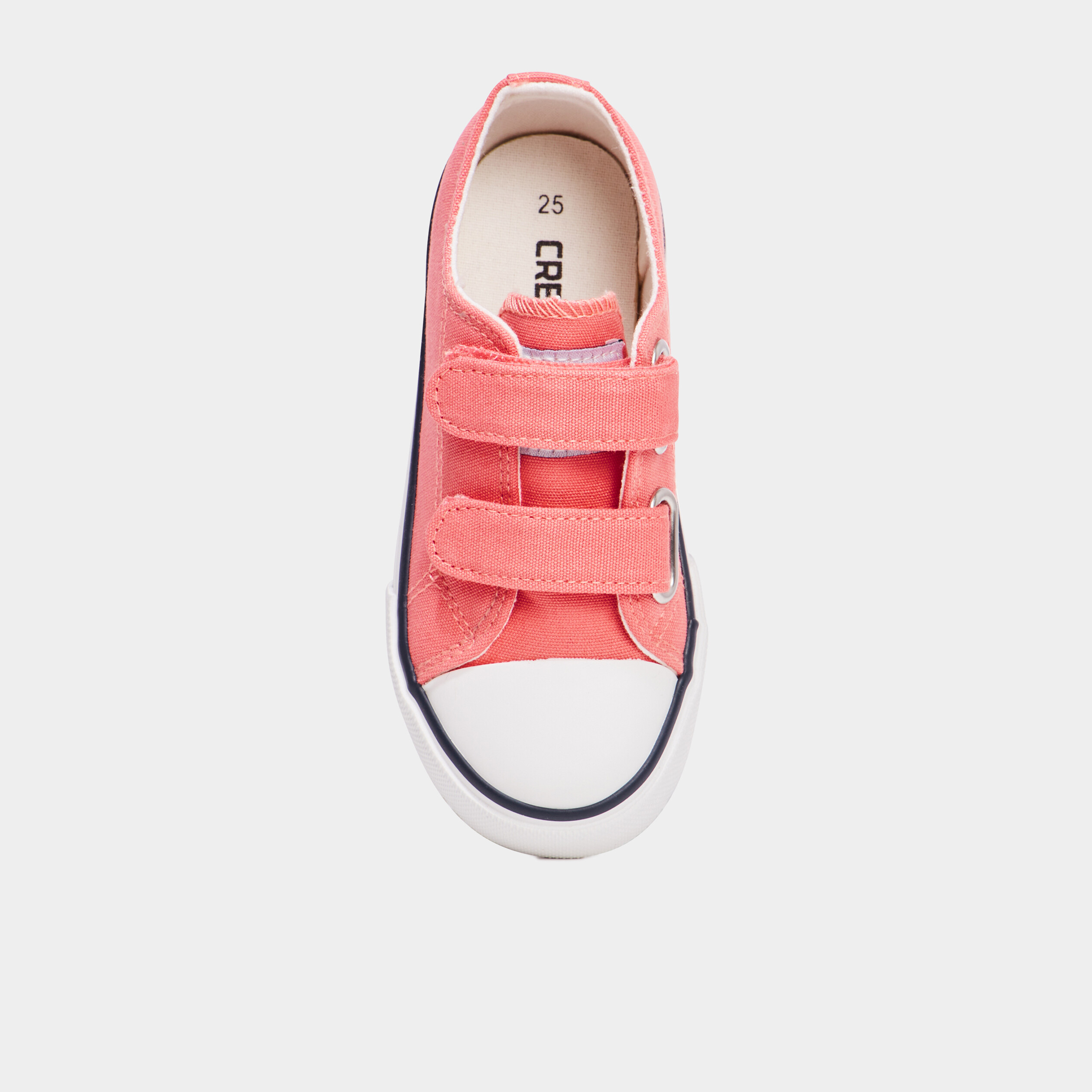 tennis en toile a scratchs creeks rose fille Tennis en toile à scratchs Creeks rose fille