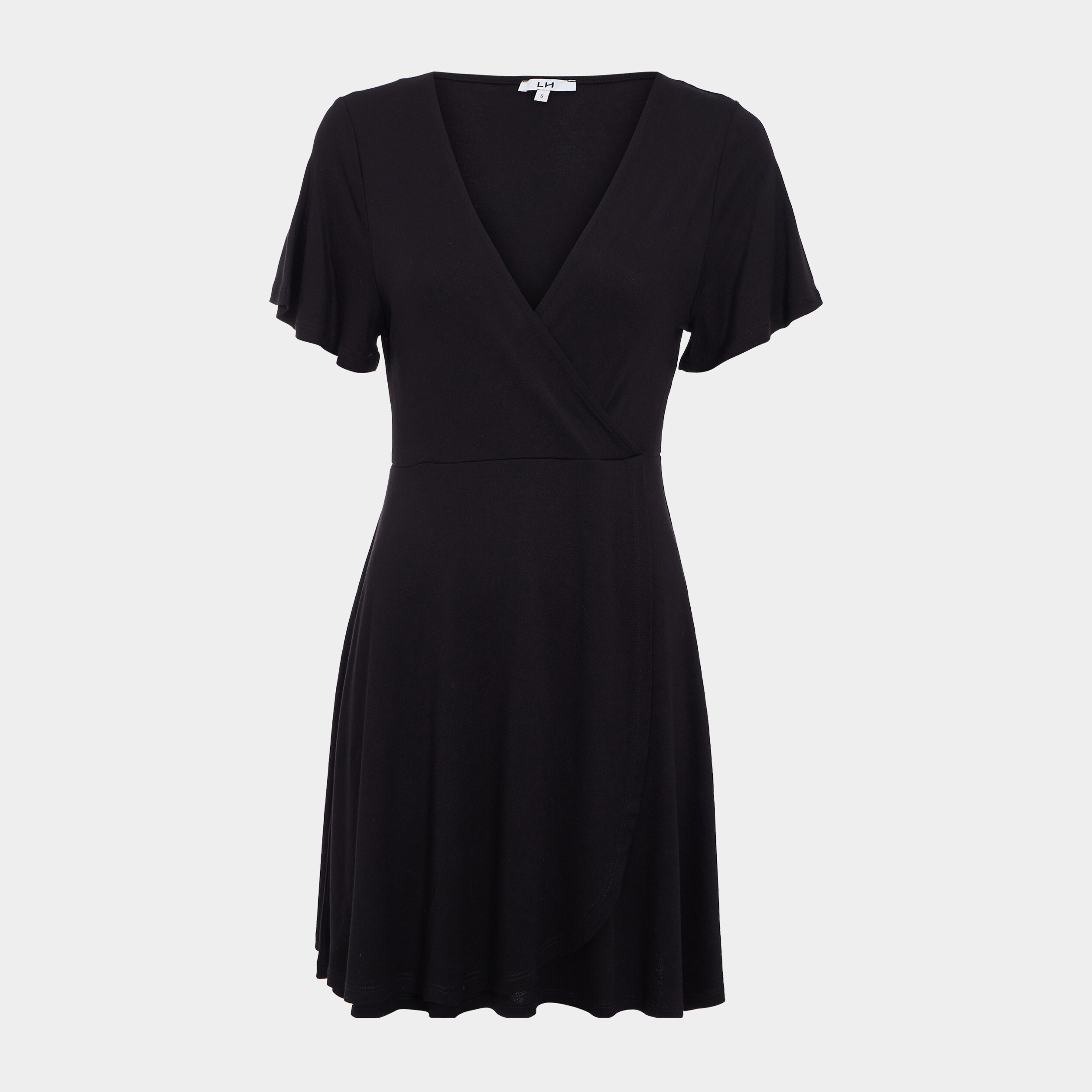 robe patineuse manches courtes noir femme Robe patineuse manches courtes noir femme