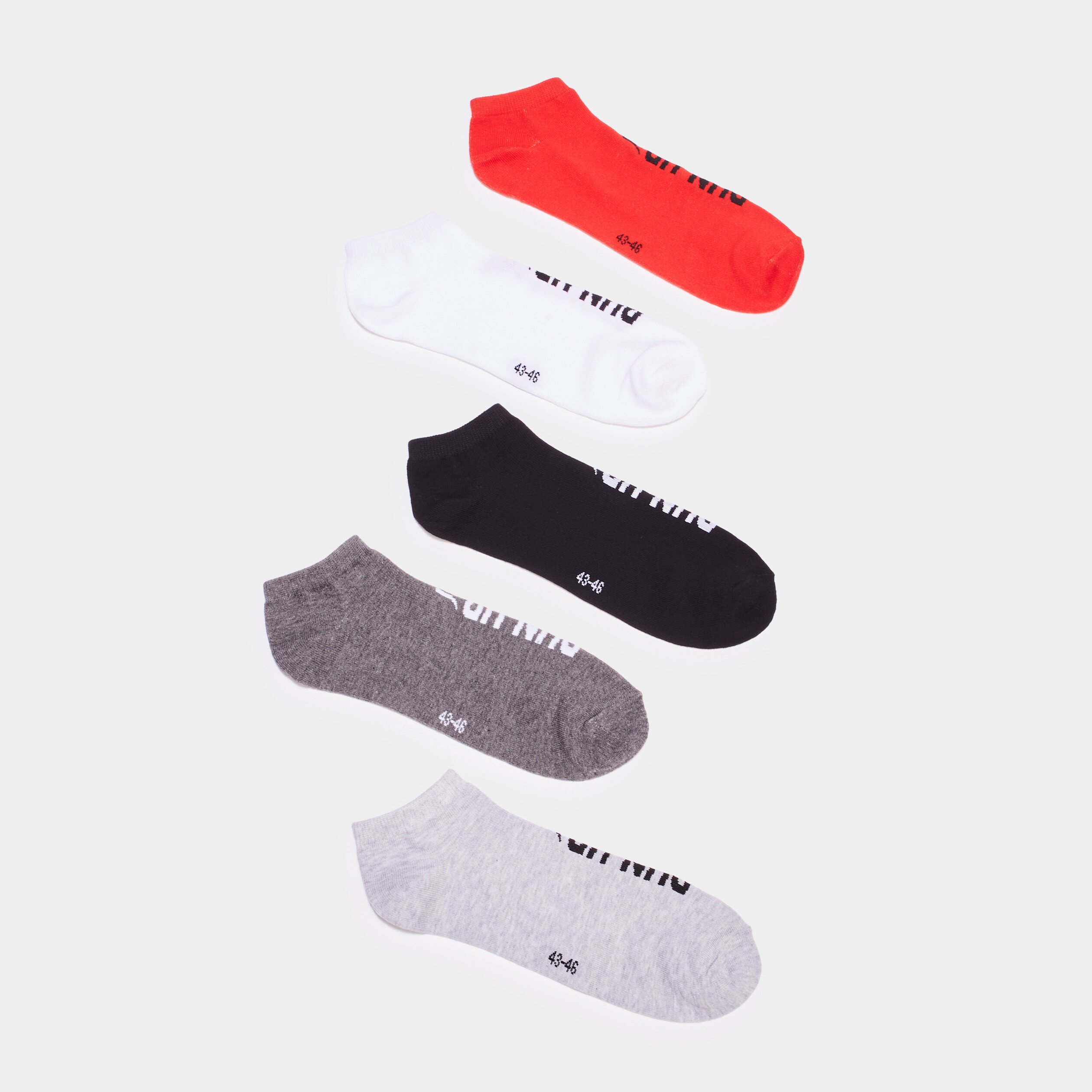 lot 5 paires chaussettes invisibles multicolore homme Lot 5 paires chaussettes invisibles multicolore homme