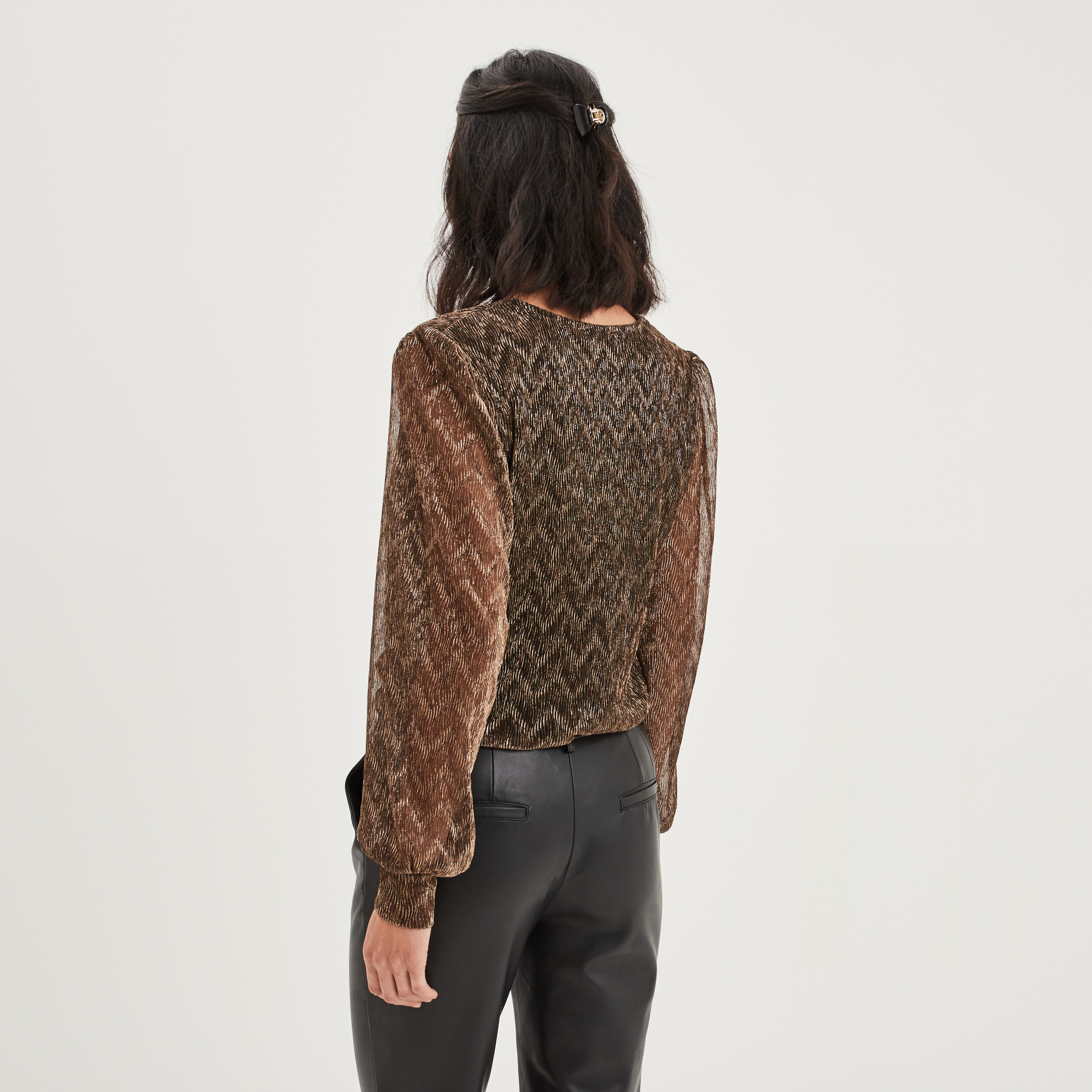 body col cache coeur mosquitos jaune or femme Body col cache-coeur Mosquitos jaune or femme