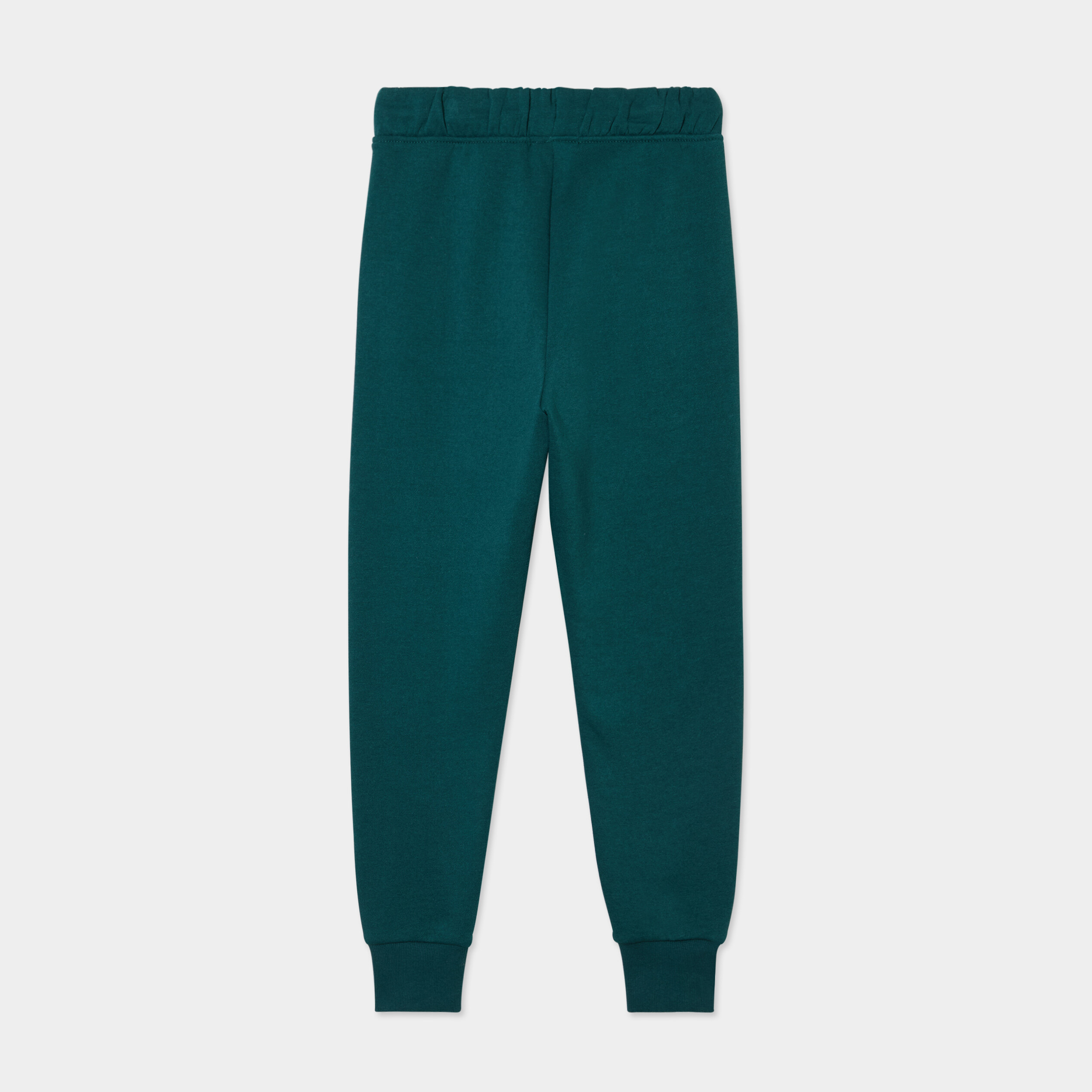 pantalon de jogging taille elastiquee vert fonce garcon Pantalon de jogging taille élastiquée vert foncé garçon
