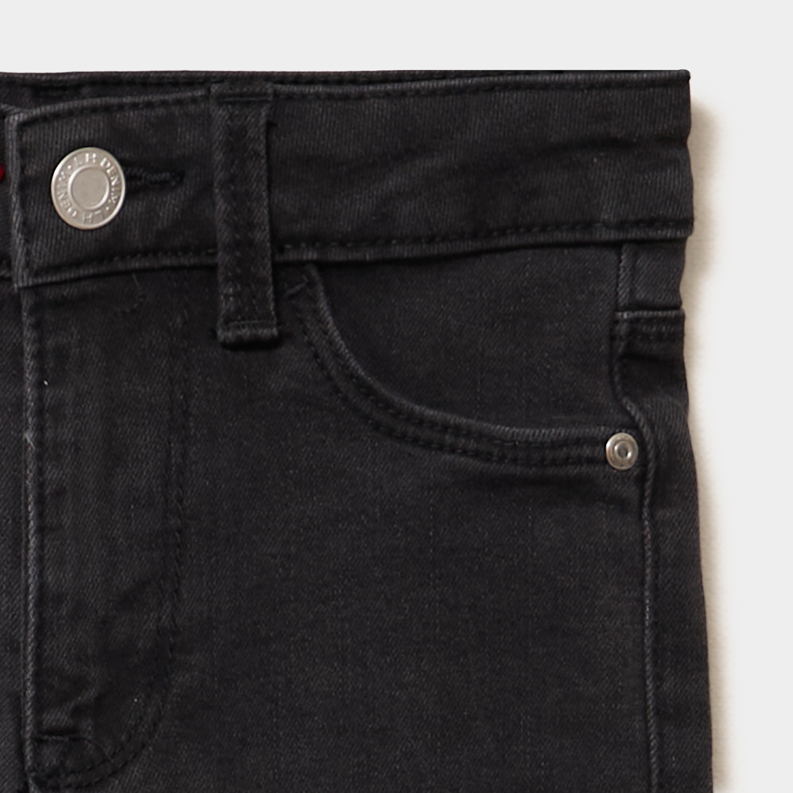 Jeans skinny 5 poches denim noir fille