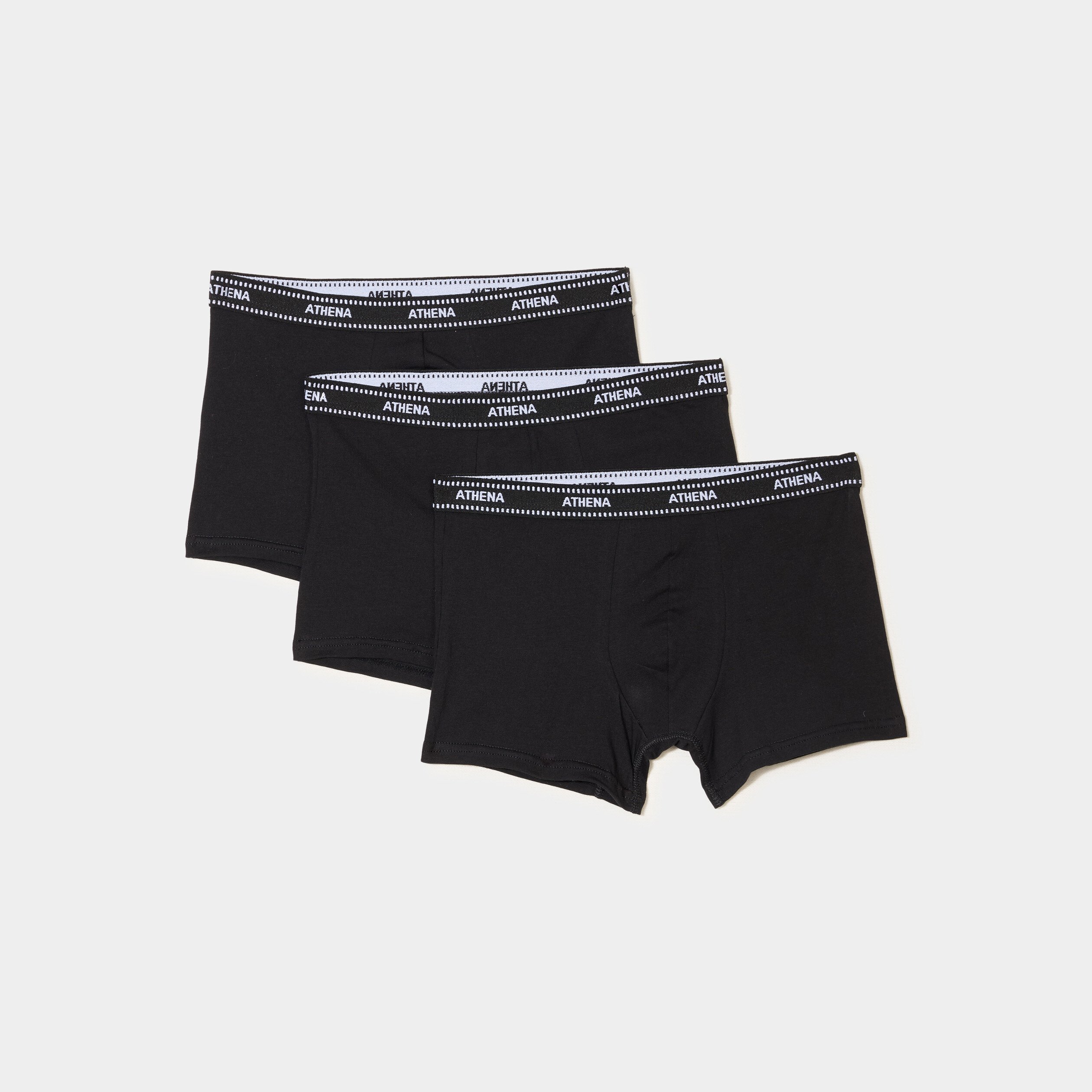 lot 3 boxers coton majoritaire noir homme Lot 3 boxers coton majoritaire noir homme