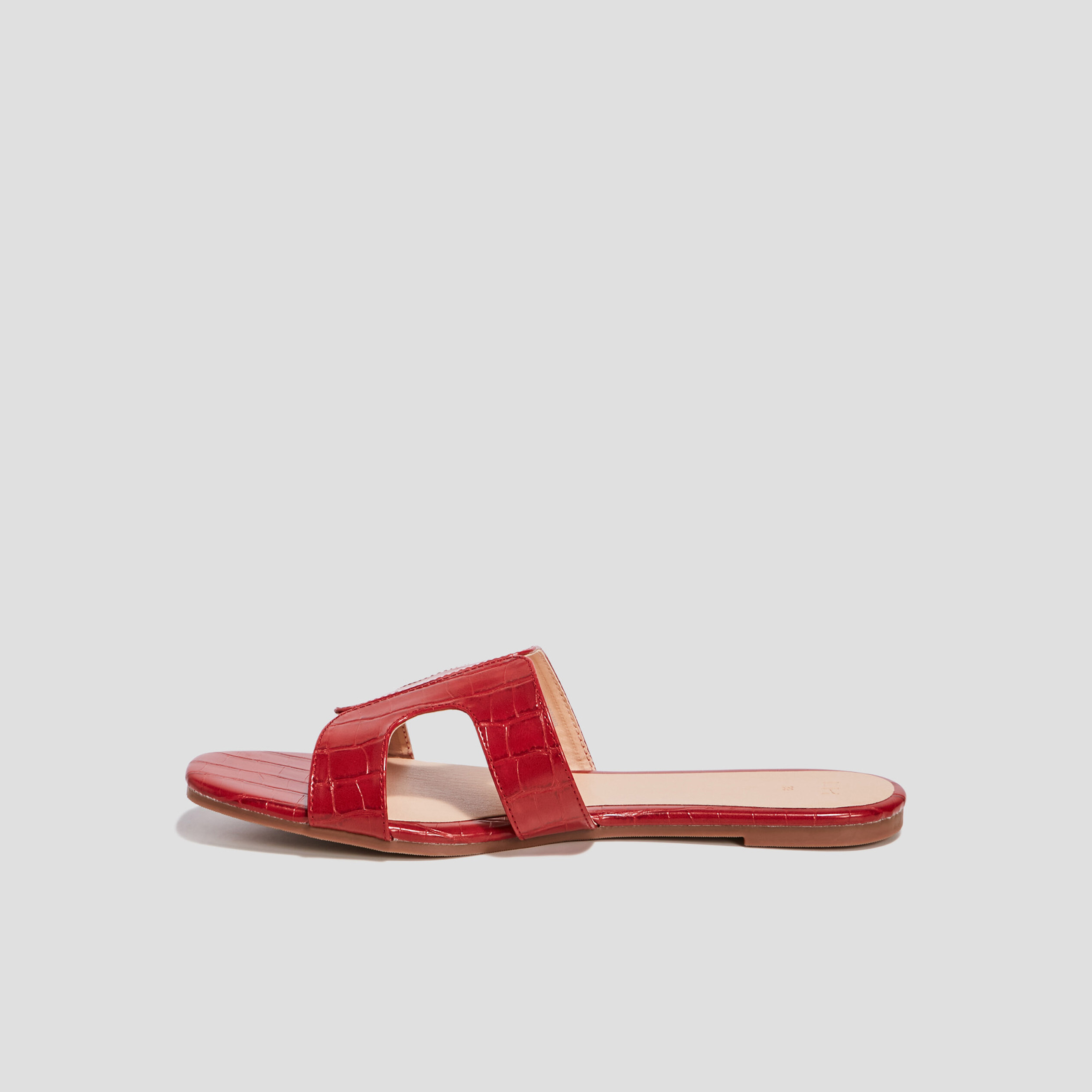 mules a bouts carres rouge femme Mules à bouts carrés rouge femme
