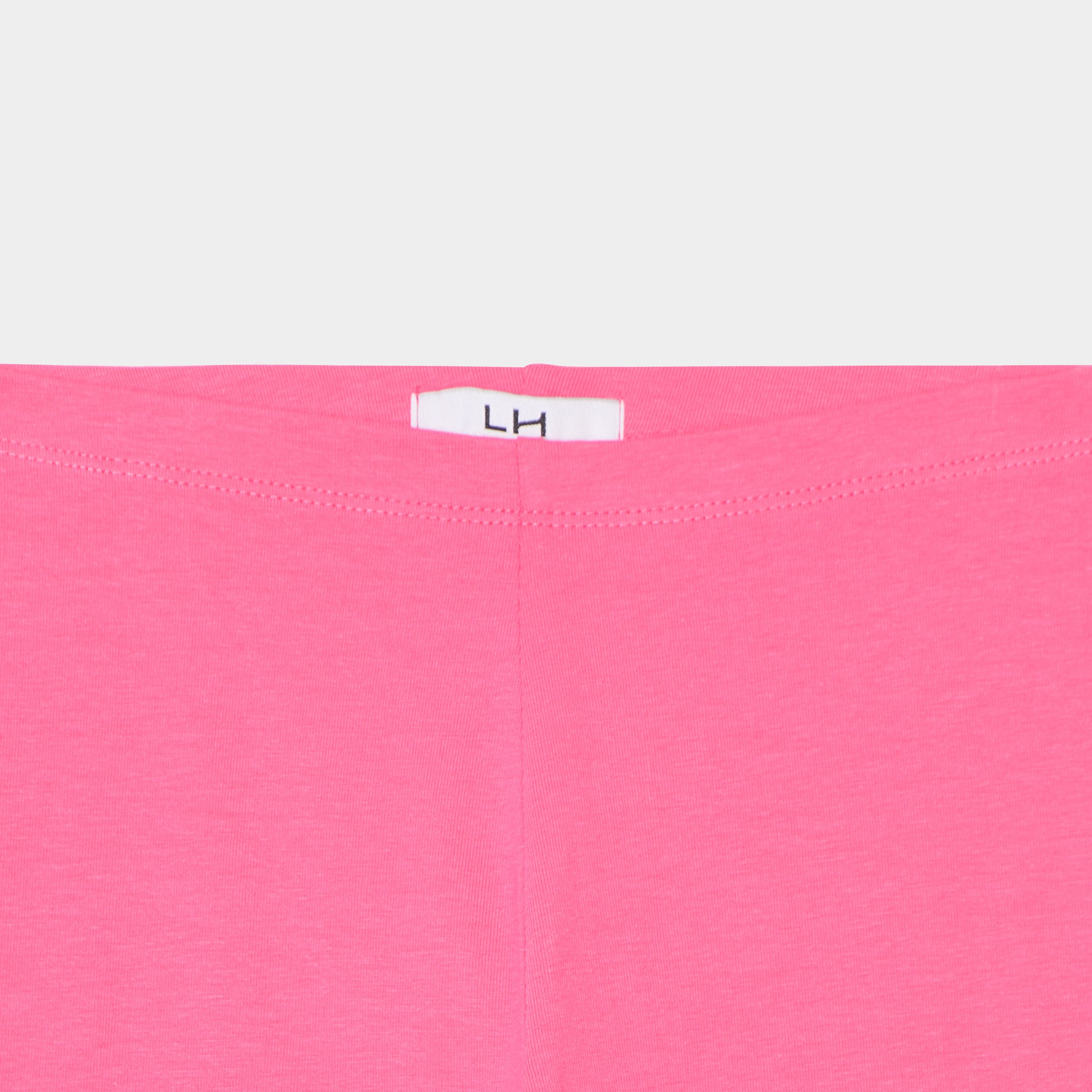 legging cycliste coton taille elastiquee rose fushia fille Legging cycliste coton taille élastiquée rose fushia fille