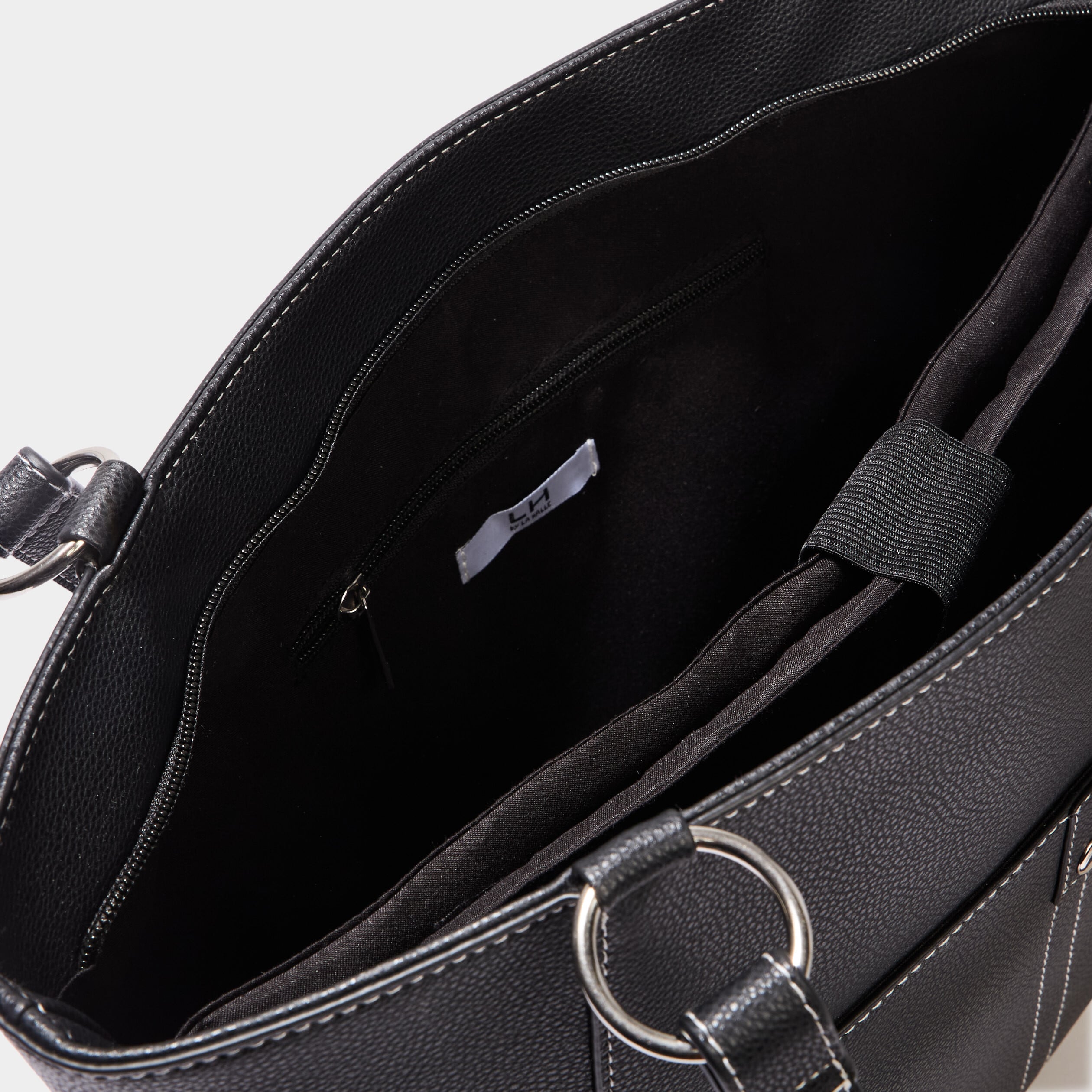 Sac cabas noir femme