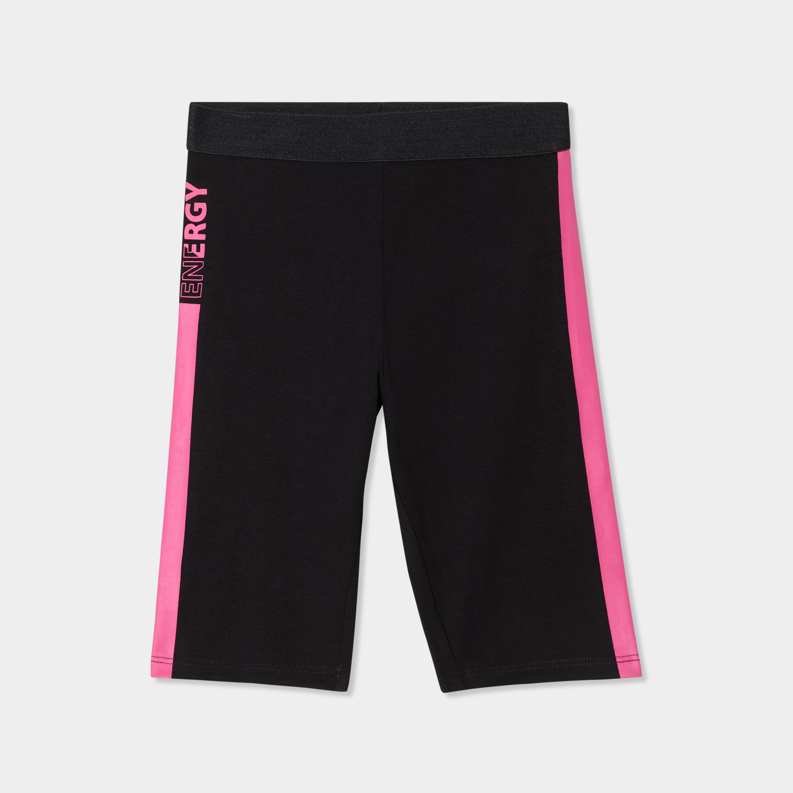 legging cycliste coton noir fille Legging cycliste coton noir fille