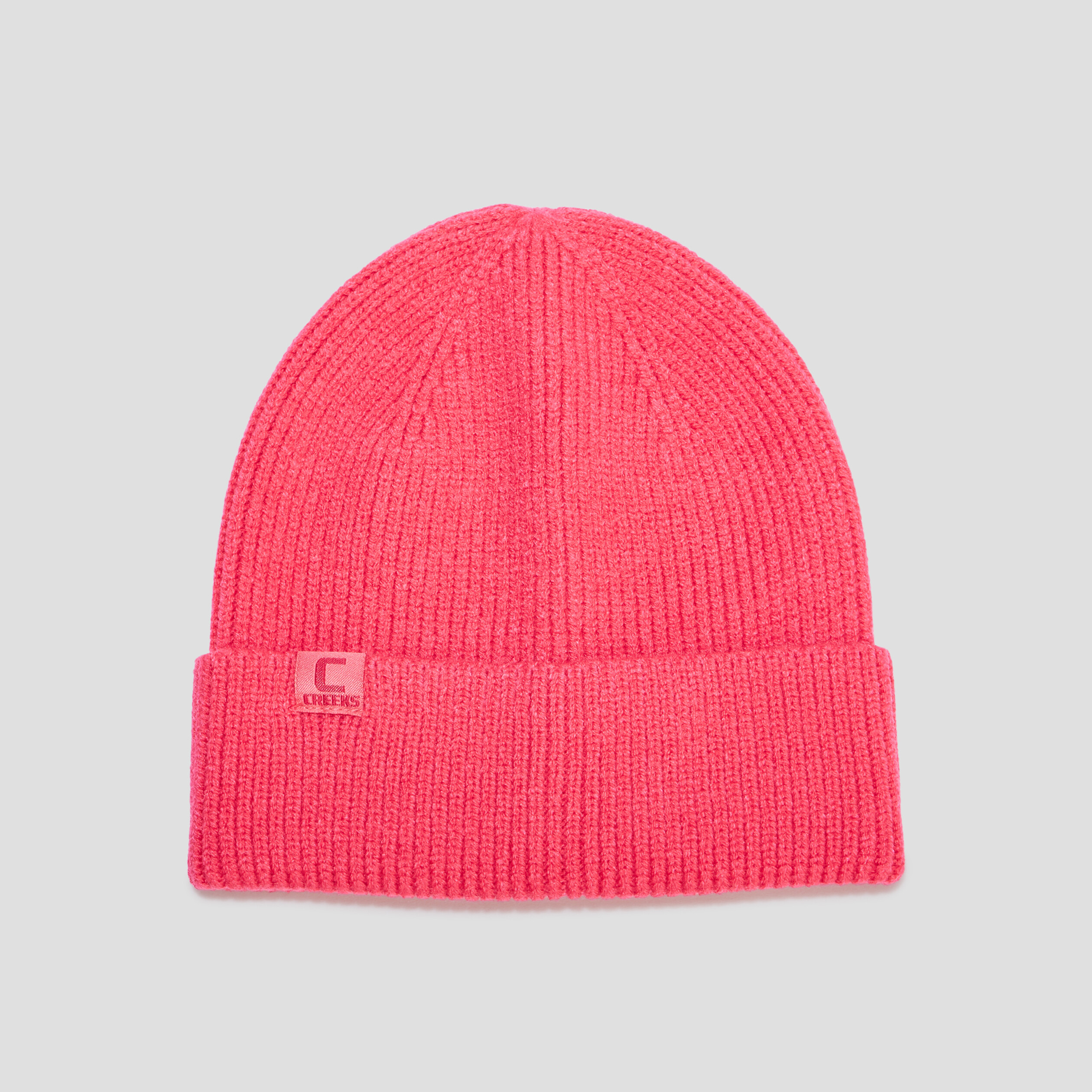 Bonnet tricoté Creeks rose fushia femme