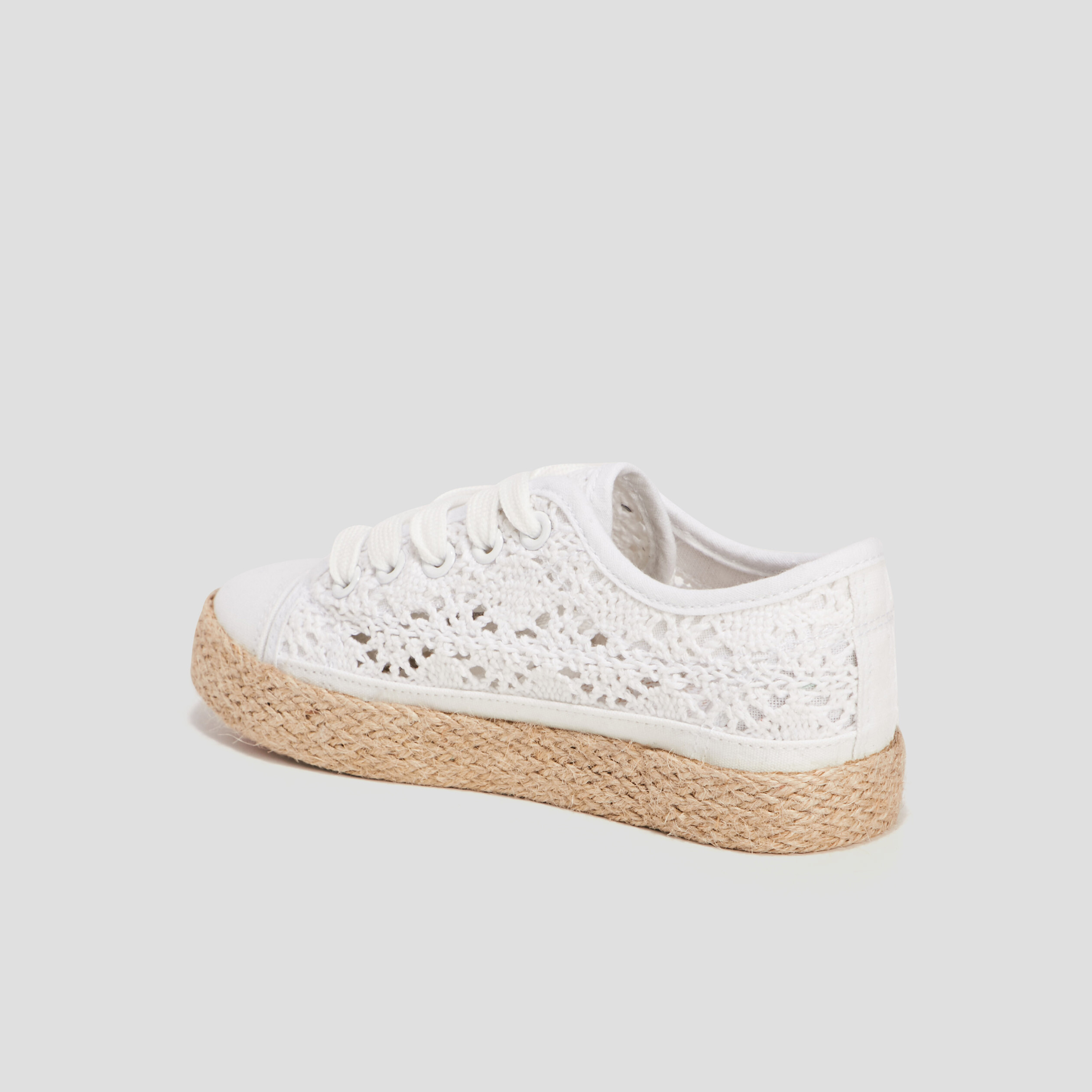 tennis en toile a lacets liberto blanc fille Tennis en toile à lacets Liberto blanc fille