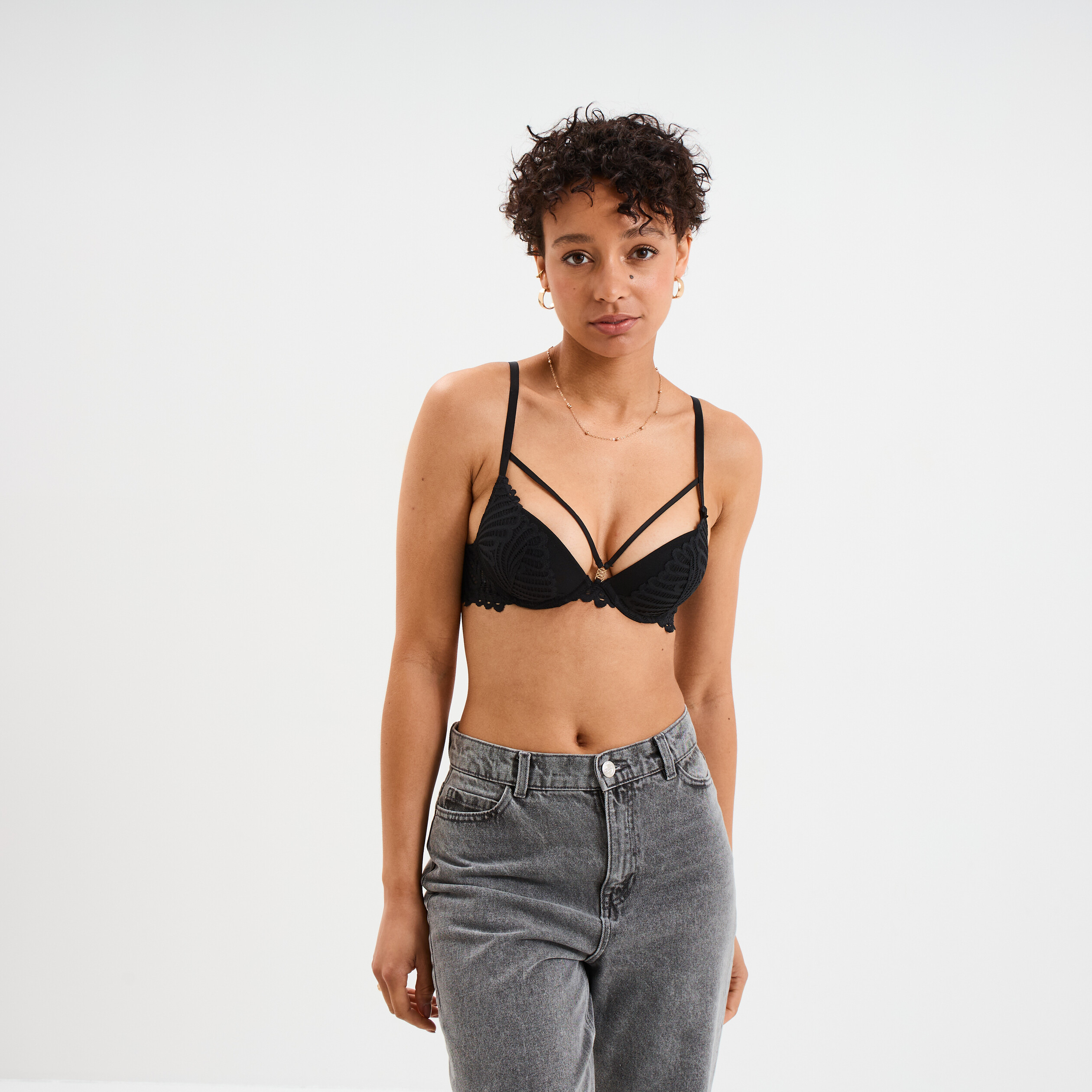 soutien gorge maxi push up noir femme Soutien-gorge maxi push-up noir femme