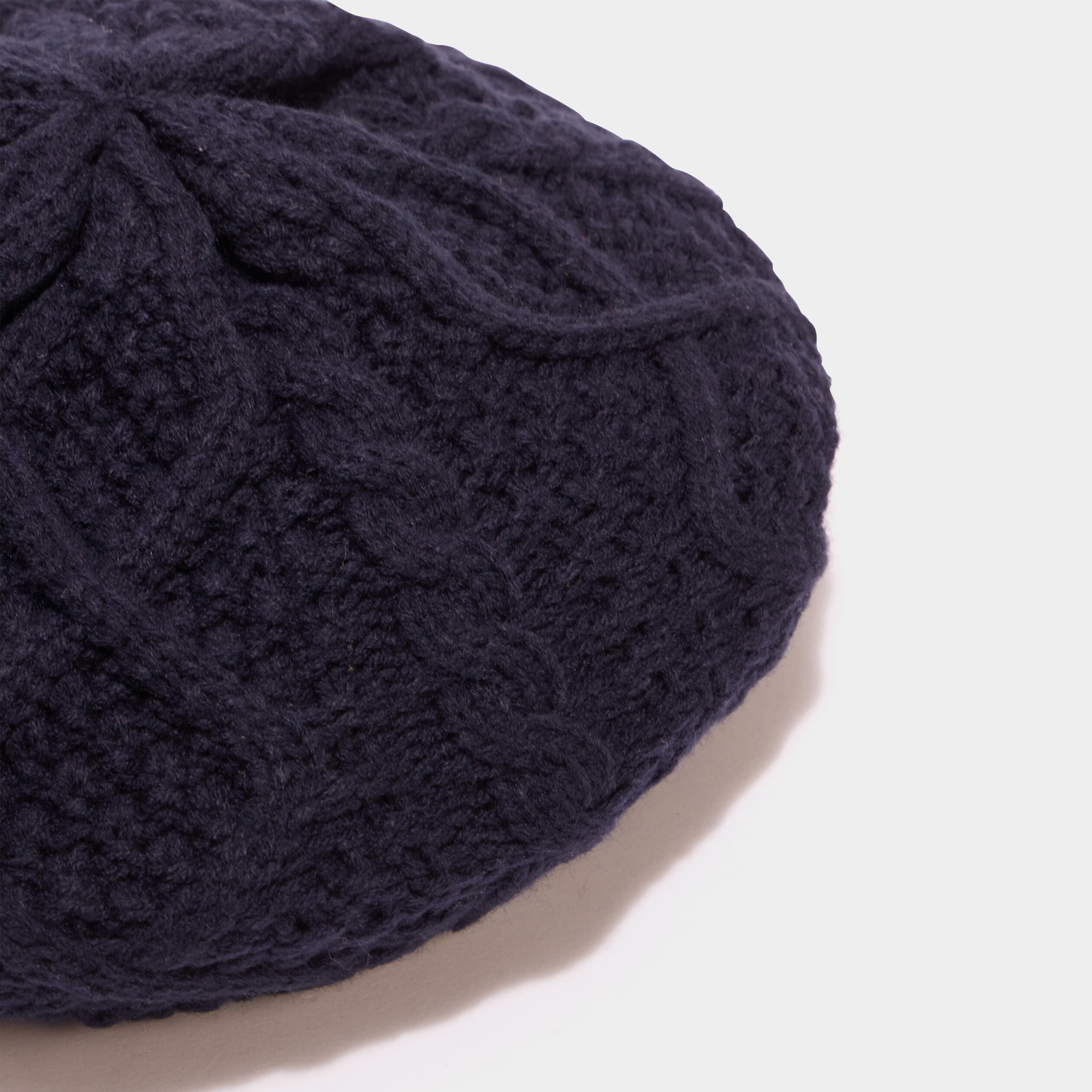 bonnet tricote bleu marine femme Bonnet tricoté bleu marine femme