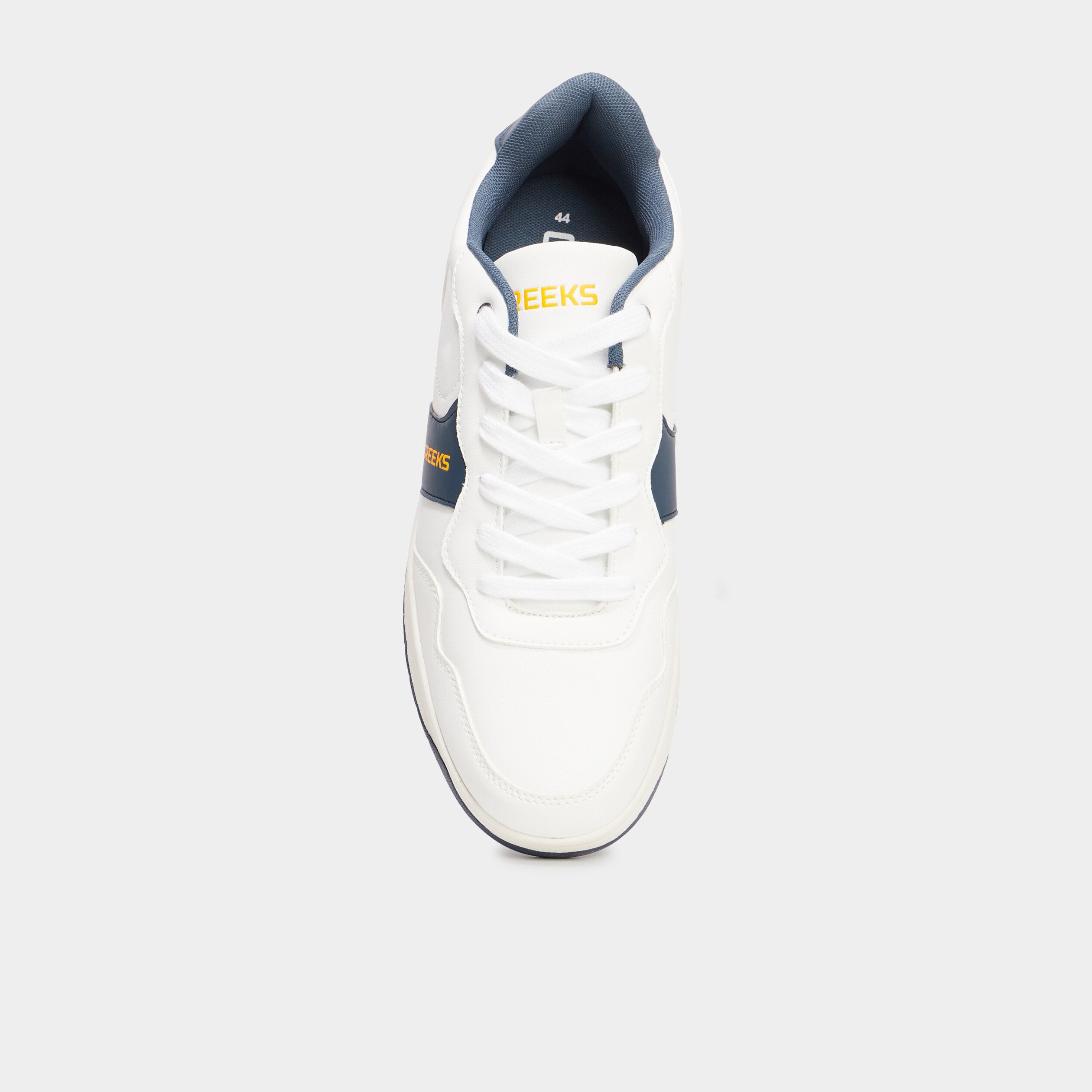 tennis basses a lacets creeks blanc homme Tennis basses à lacets Creeks blanc homme