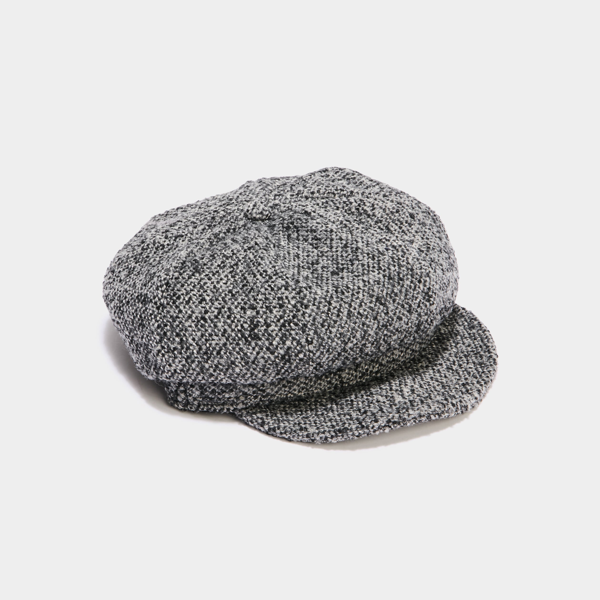 Casquette gavroche gris fonc&eacute; femme