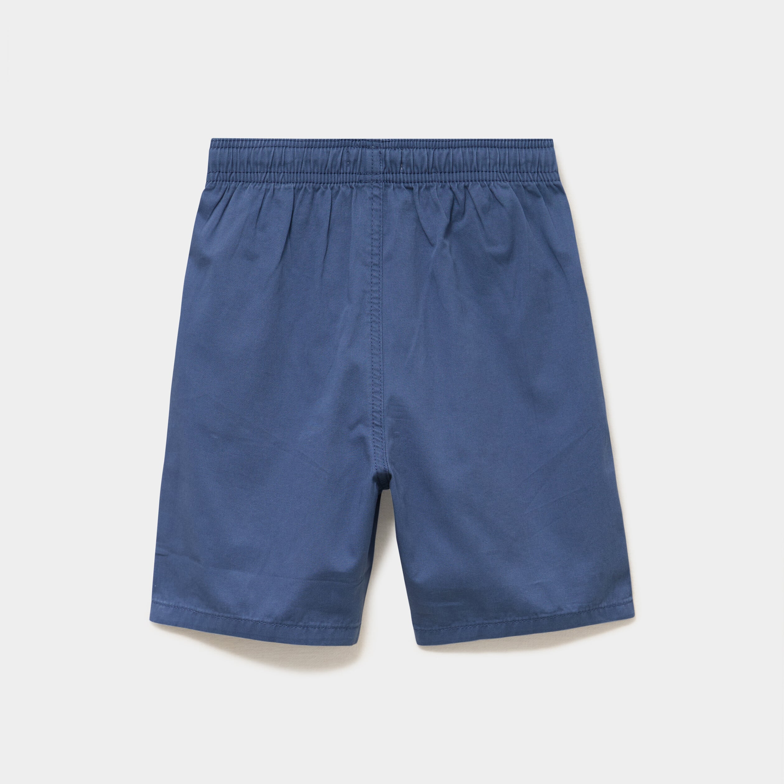 Bermuda short loose &eacute;lastiqu&eacute; coton bleu fonc&eacute; gar&ccedil;on