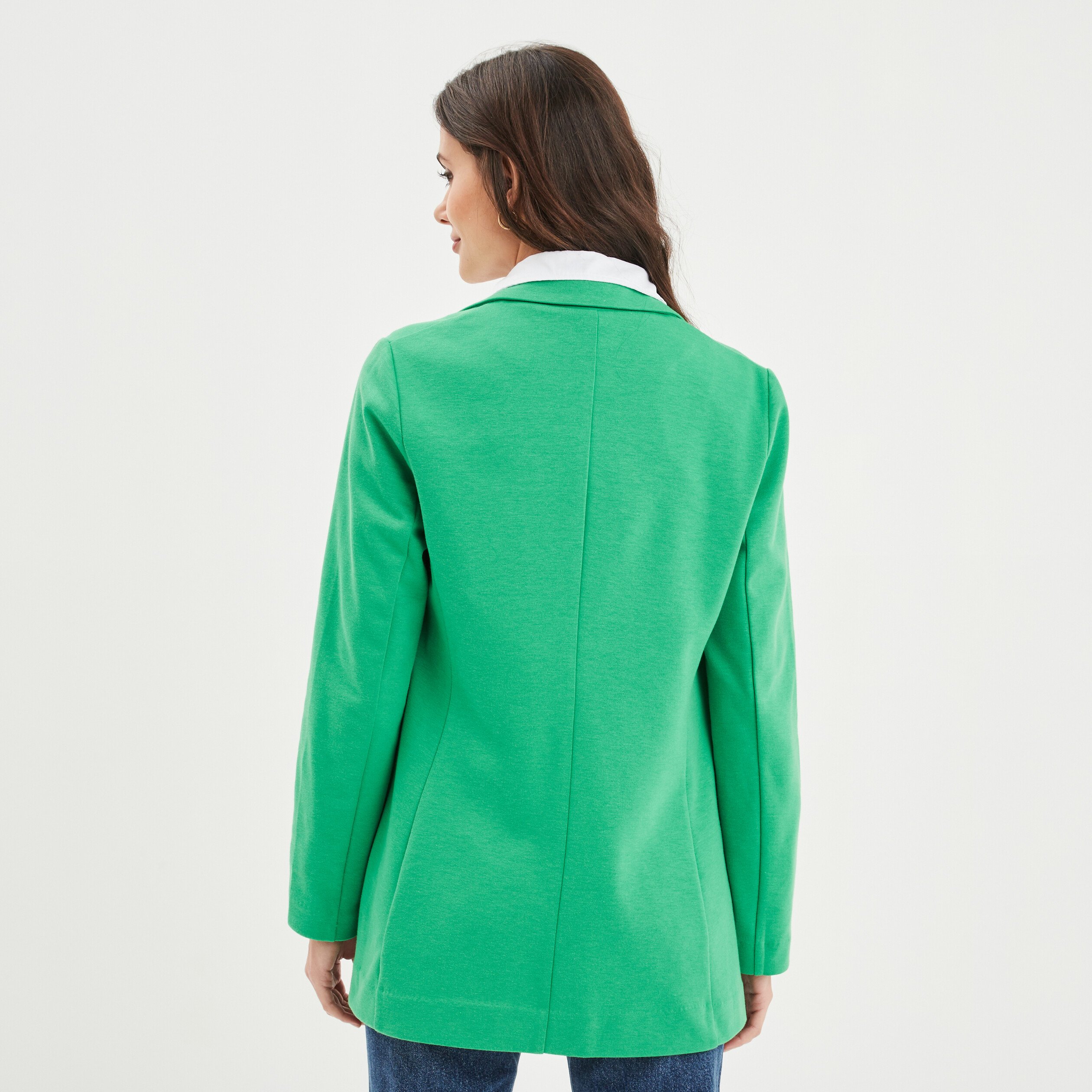 veste blazer droite vert femme Veste blazer droite vert femme