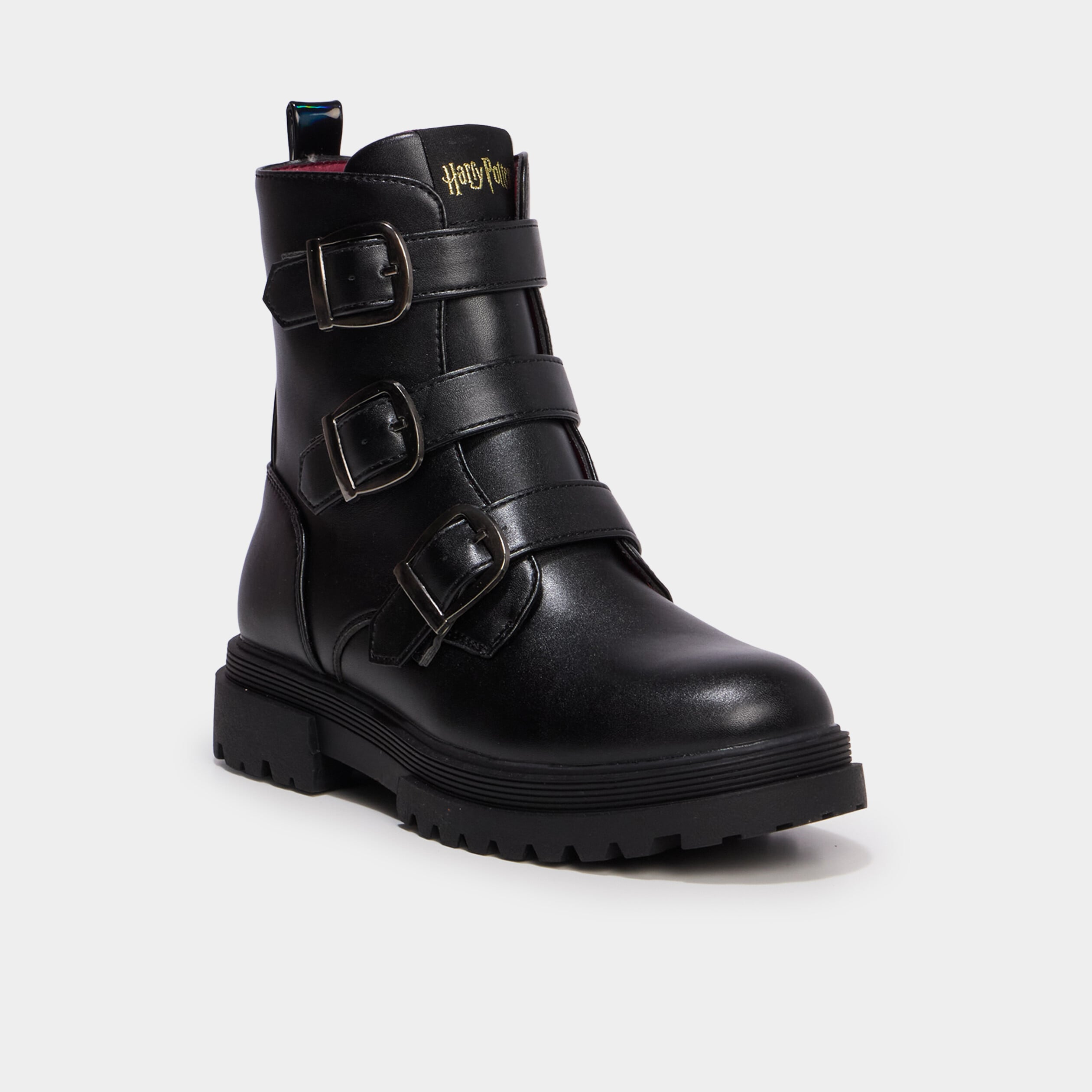 Boots avec boucles Harry Potter noir fille