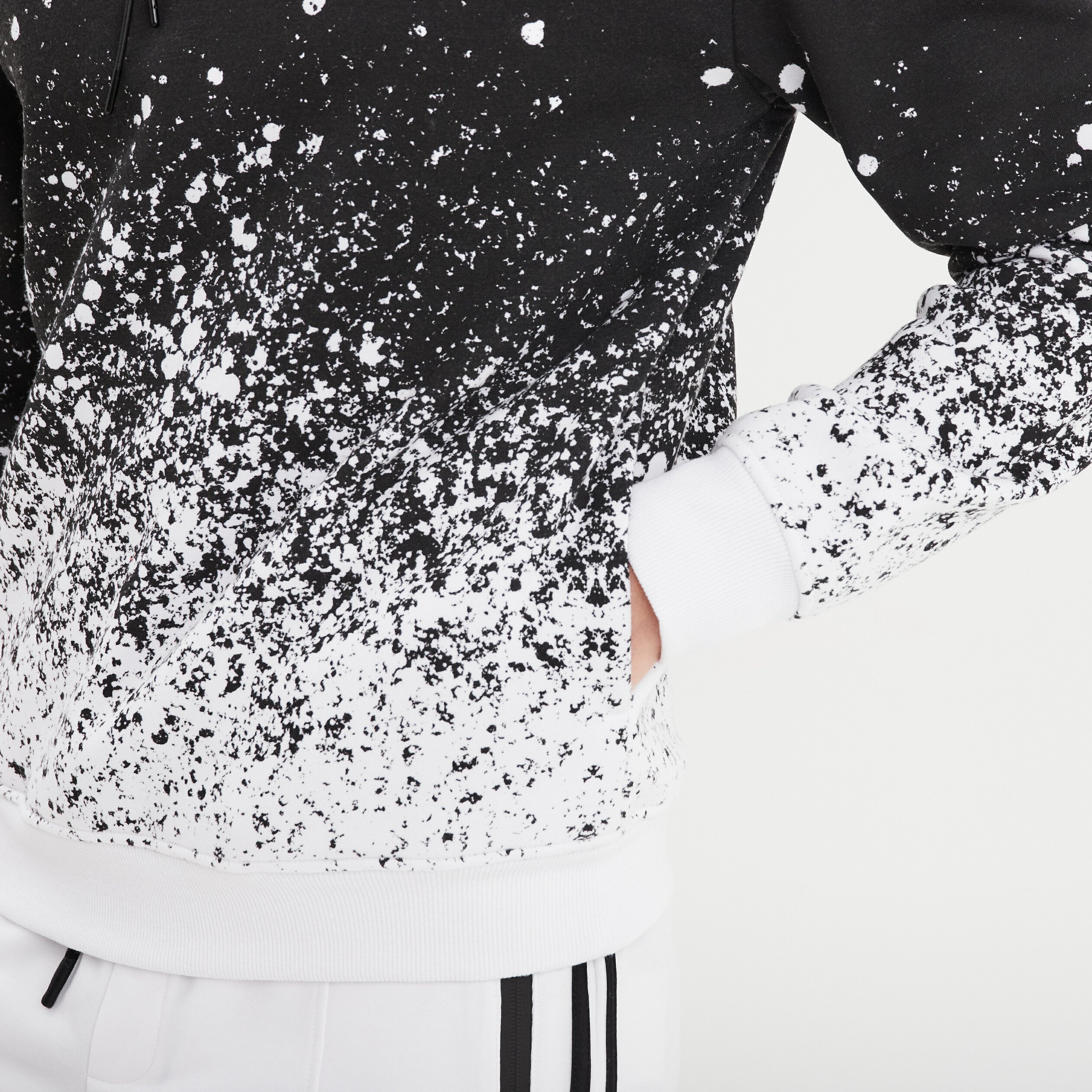 sweat a capuche hoodie liberto dip dye noir homme Sweat à capuche hoodie Liberto dip dye noir homme