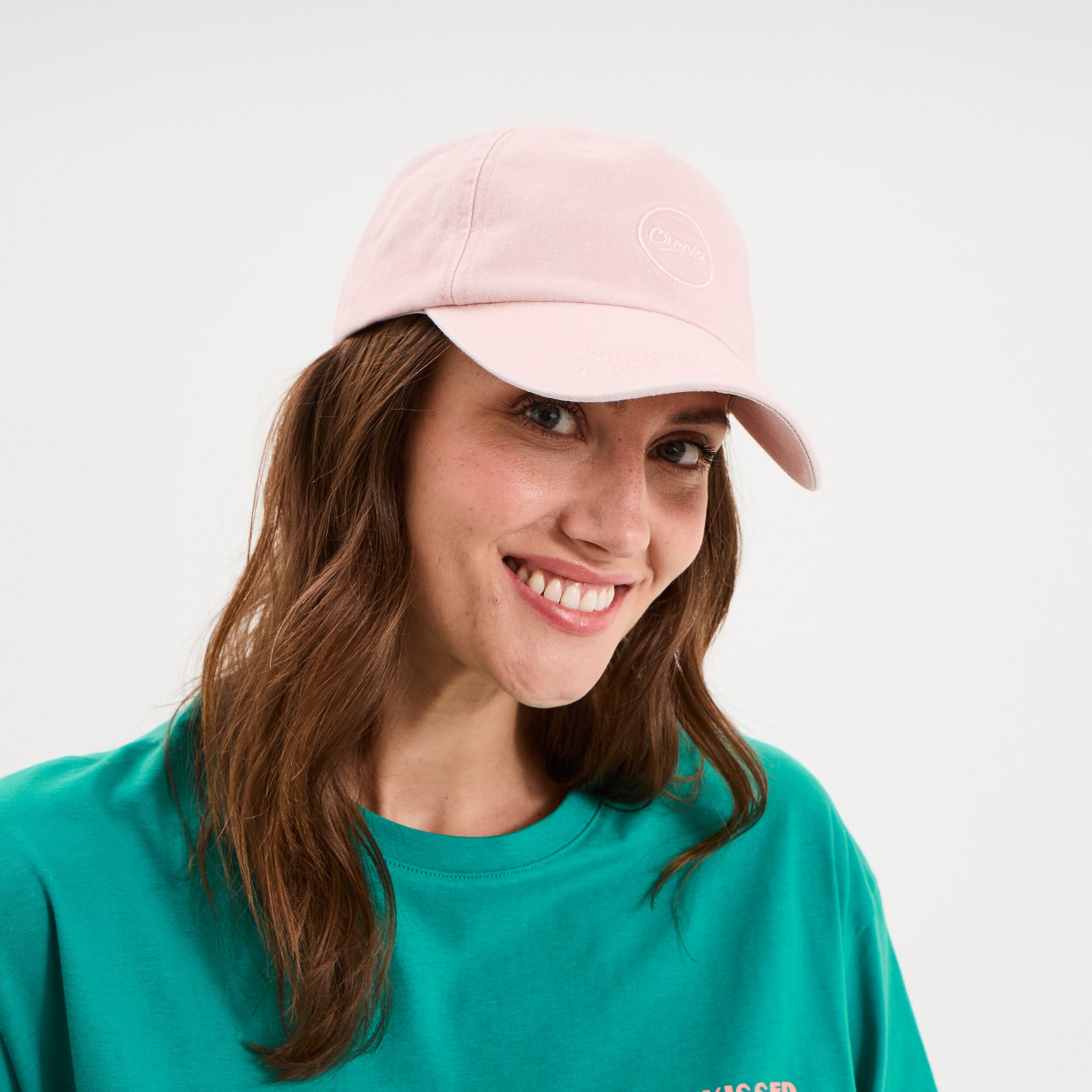Casquette rose femme