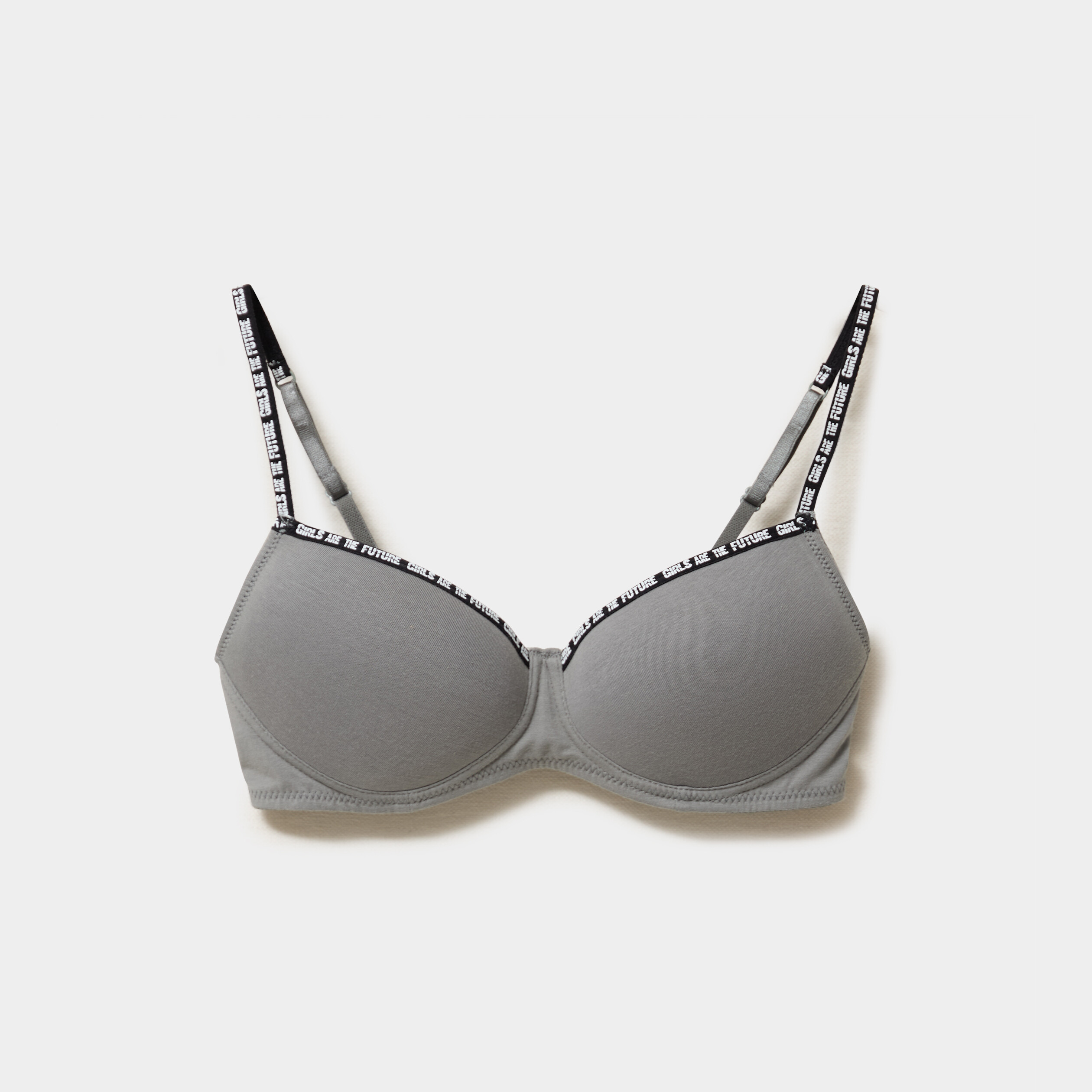 Soutien-gorge triangle padd&eacute; vert clair femme
