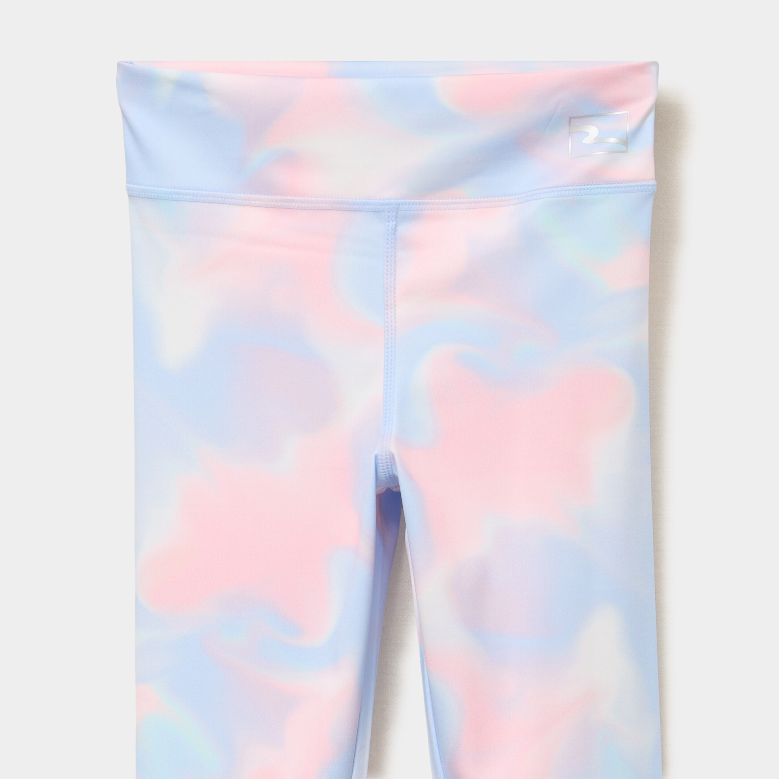 Legging de sport ajust&eacute; ecru fille