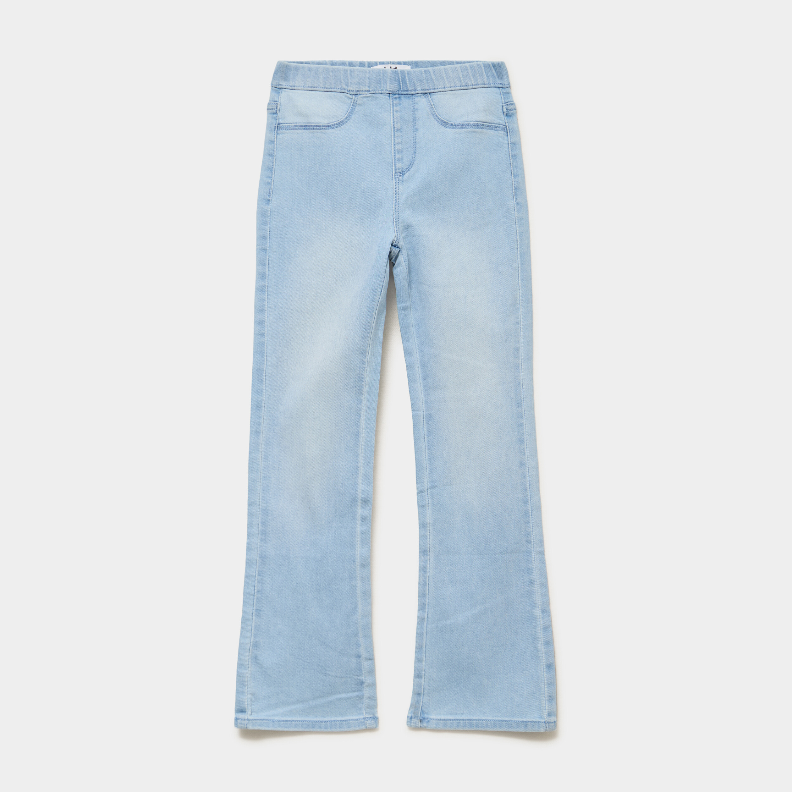 Jegging bootcut taille &eacute;lastiqu&eacute;e denim triple stone fille