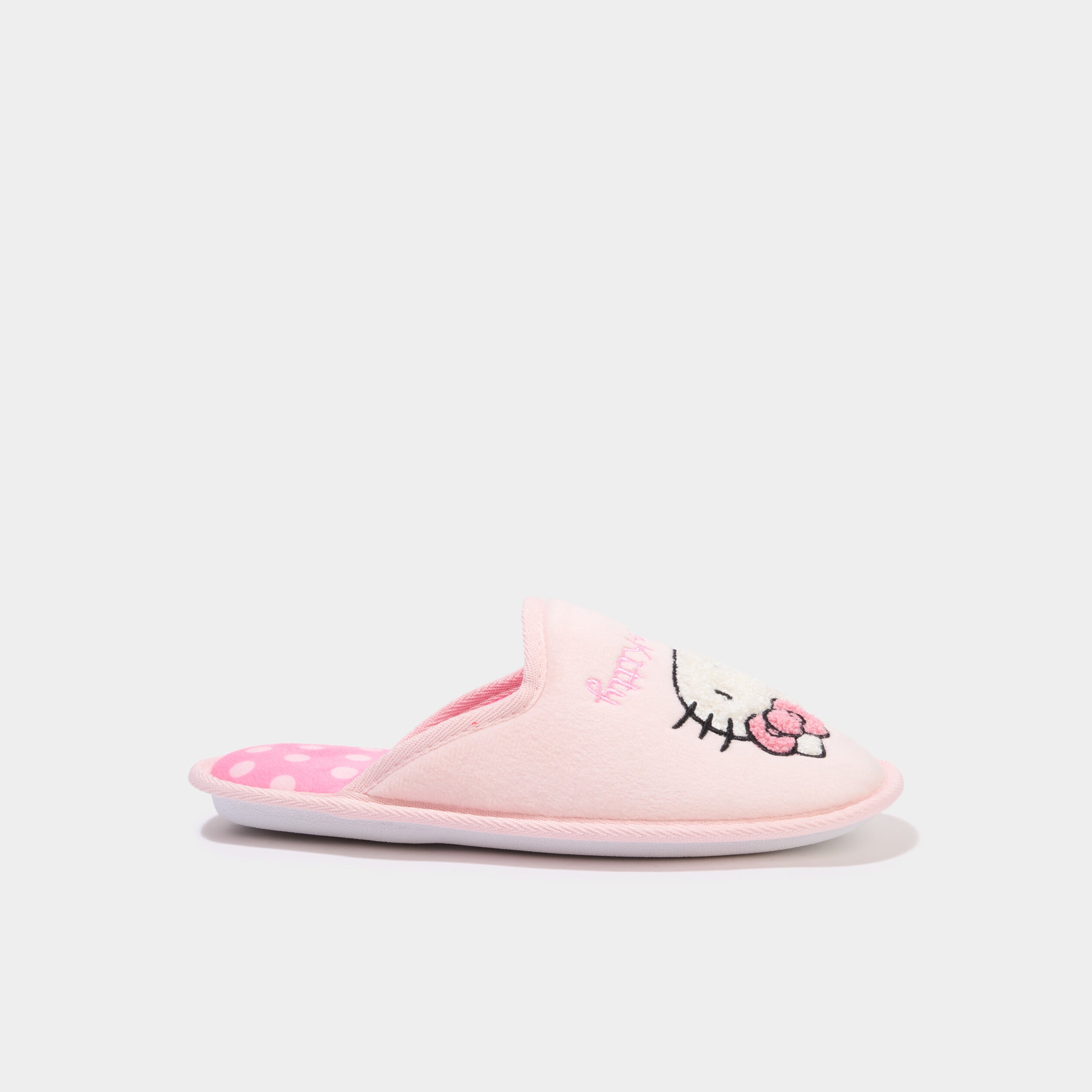Chaussons mules Hello Kitty rose femme