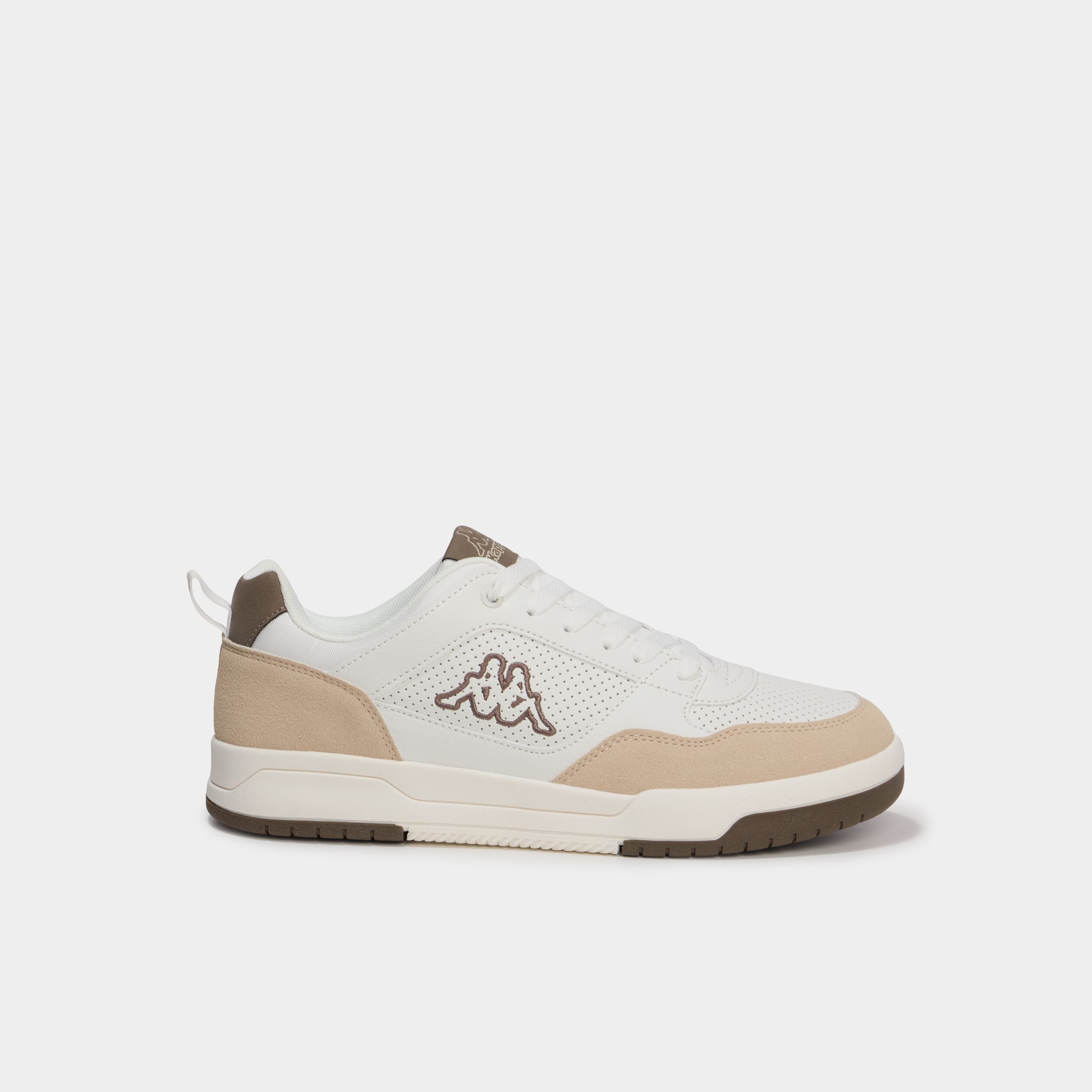 Tennis basses &agrave; lacets Kappa sable homme