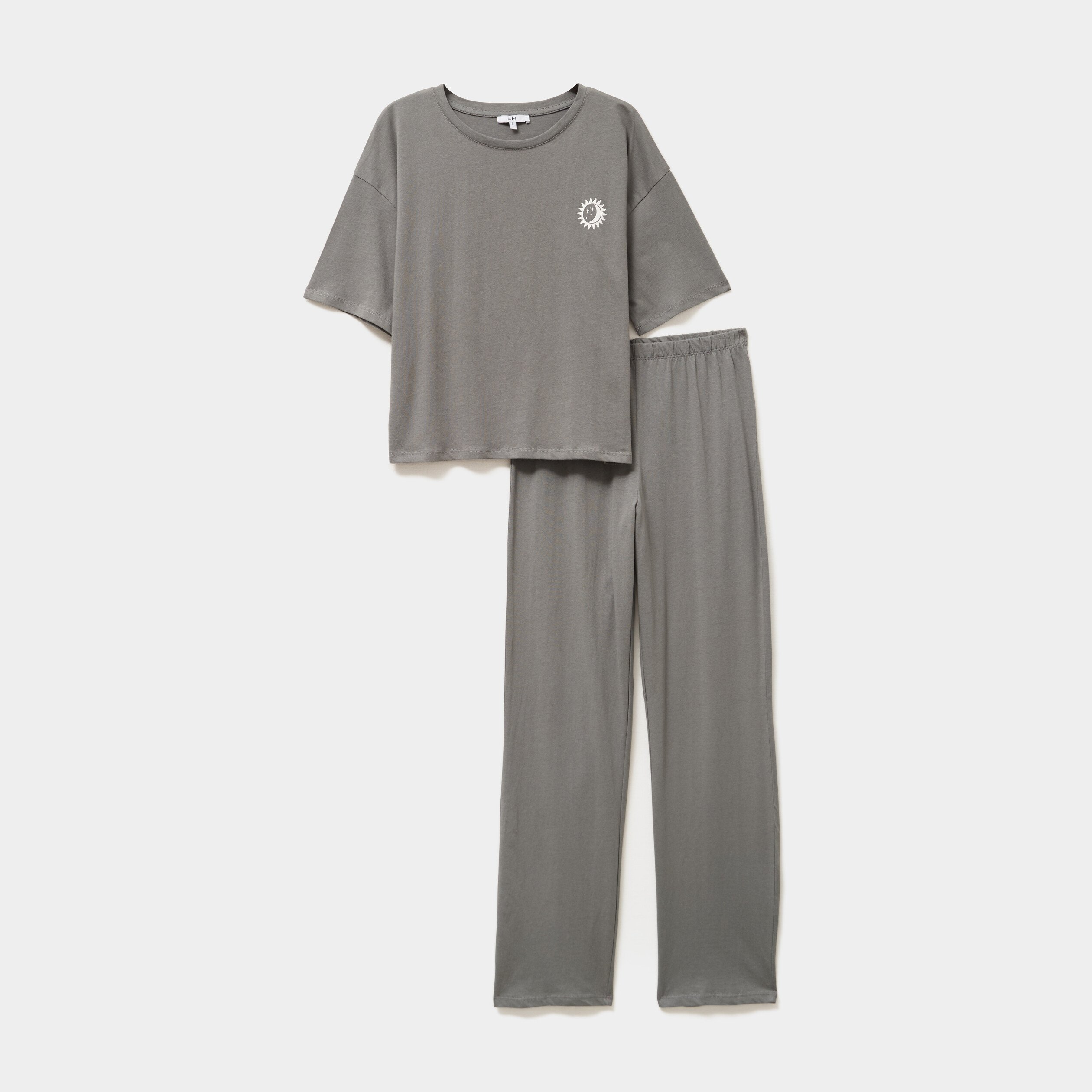 ensemble pyjama pantalon et t shirt vert kaki femme Ensemble pyjama pantalon et t-shirt vert kaki femme