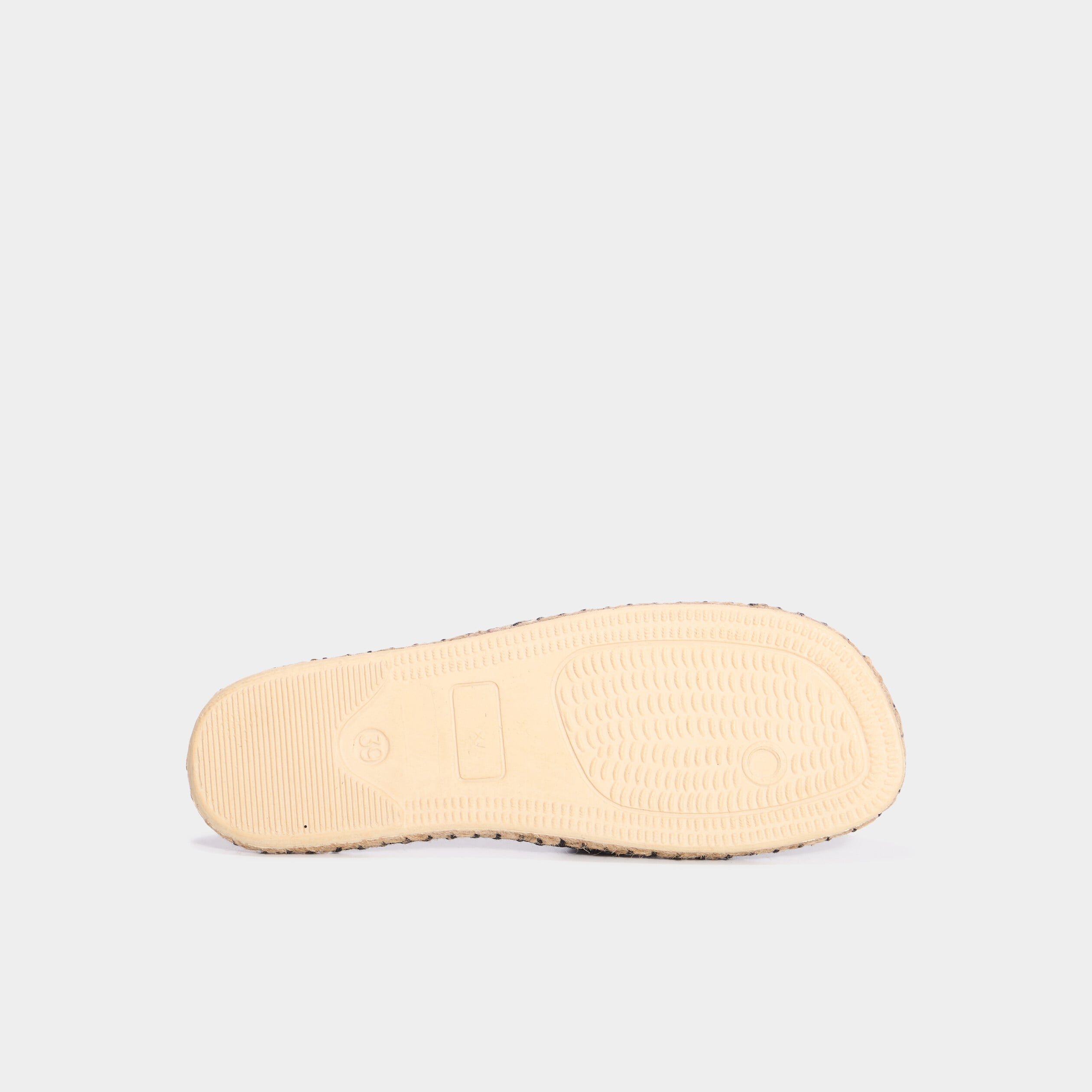 Mules d&eacute;tails cordes noir femme